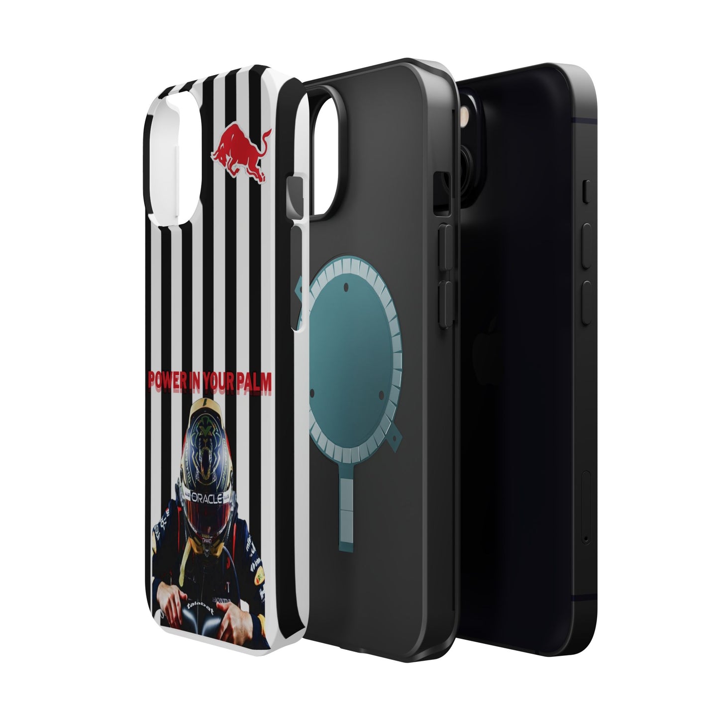 Sleek Magnetic Phone Case, Race Car Enthusiast Gift, Customizable Tough Protector, Unique Racing Design, Power in Your Palm