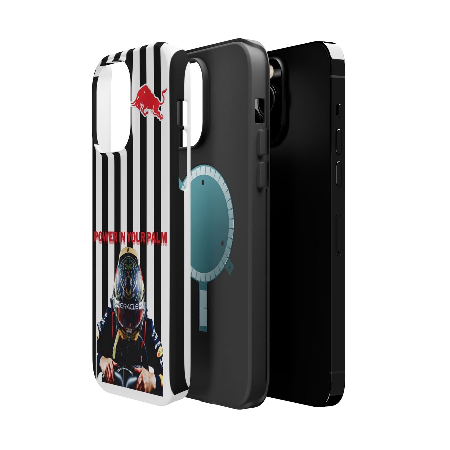 Sleek Magnetic Phone Case, Race Car Enthusiast Gift, Customizable Tough Protector, Unique Racing Design, Power in Your Palm