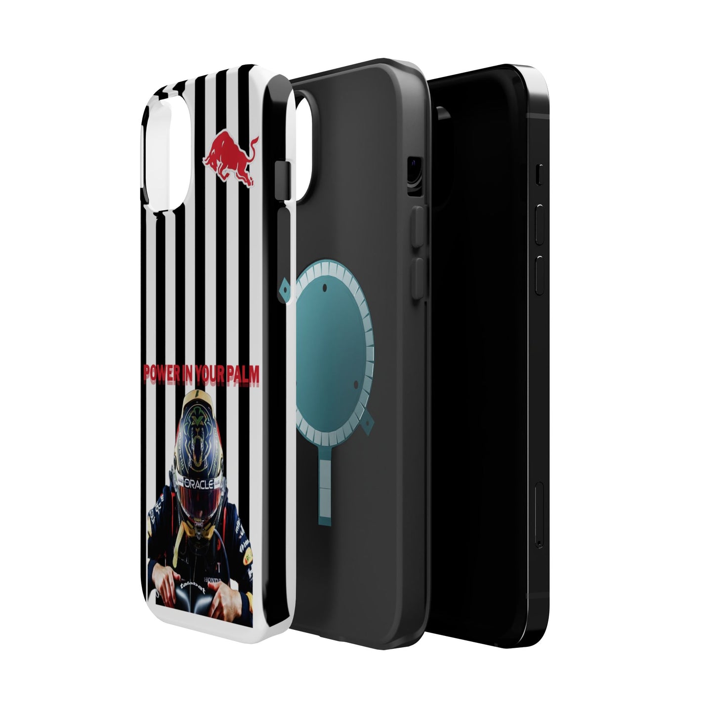 Sleek Magnetic Phone Case, Race Car Enthusiast Gift, Customizable Tough Protector, Unique Racing Design, Power in Your Palm