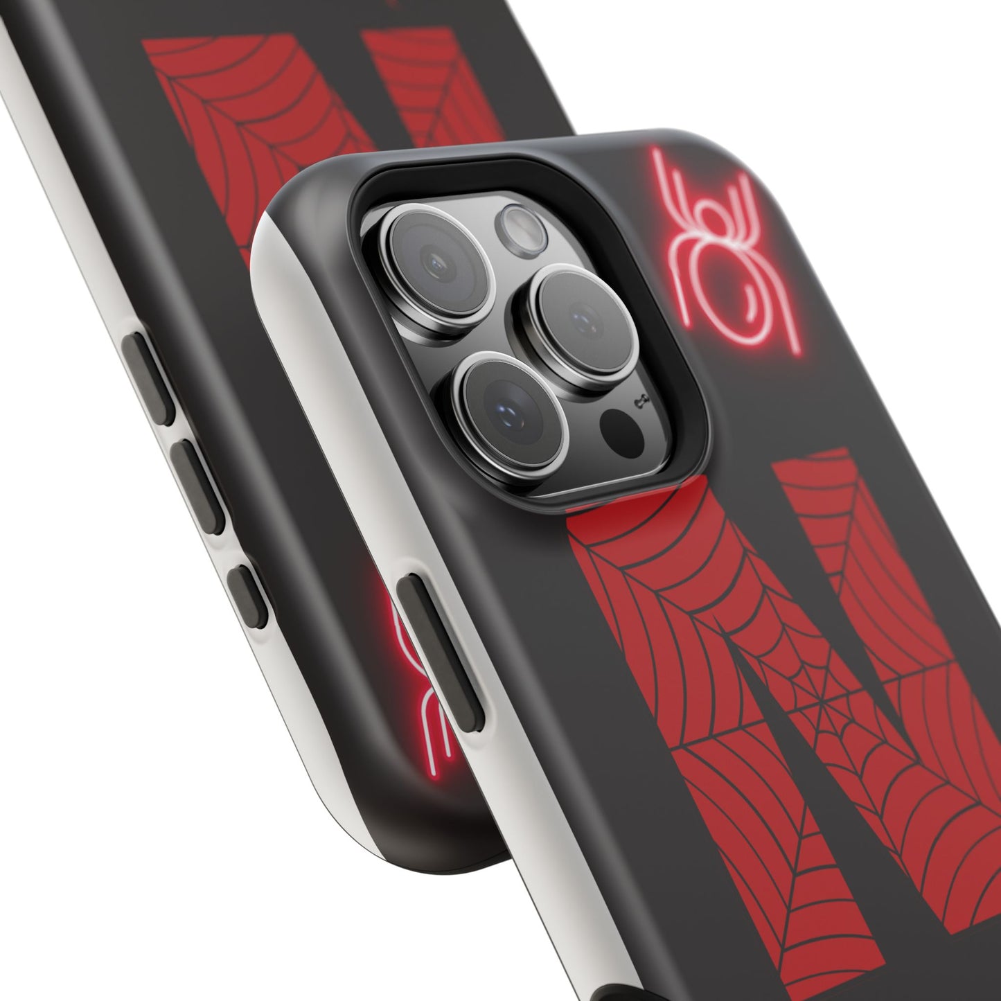 Spider-Design Impact Case for Netflix Lovers, Phone Cover, Gift for Movie Buffs, Halloween Accessory, Unique Phone Protector