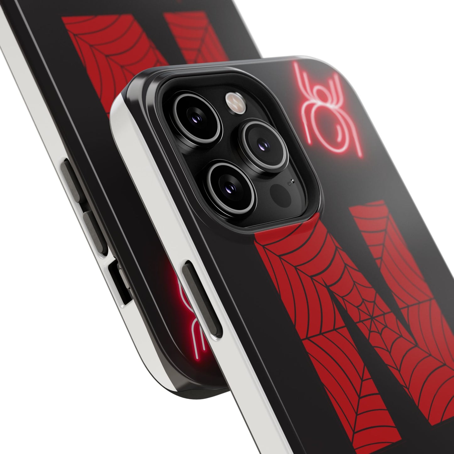 Spider-Design Impact Case for Netflix Lovers, Phone Cover, Gift for Movie Buffs, Halloween Accessory, Unique Phone Protector