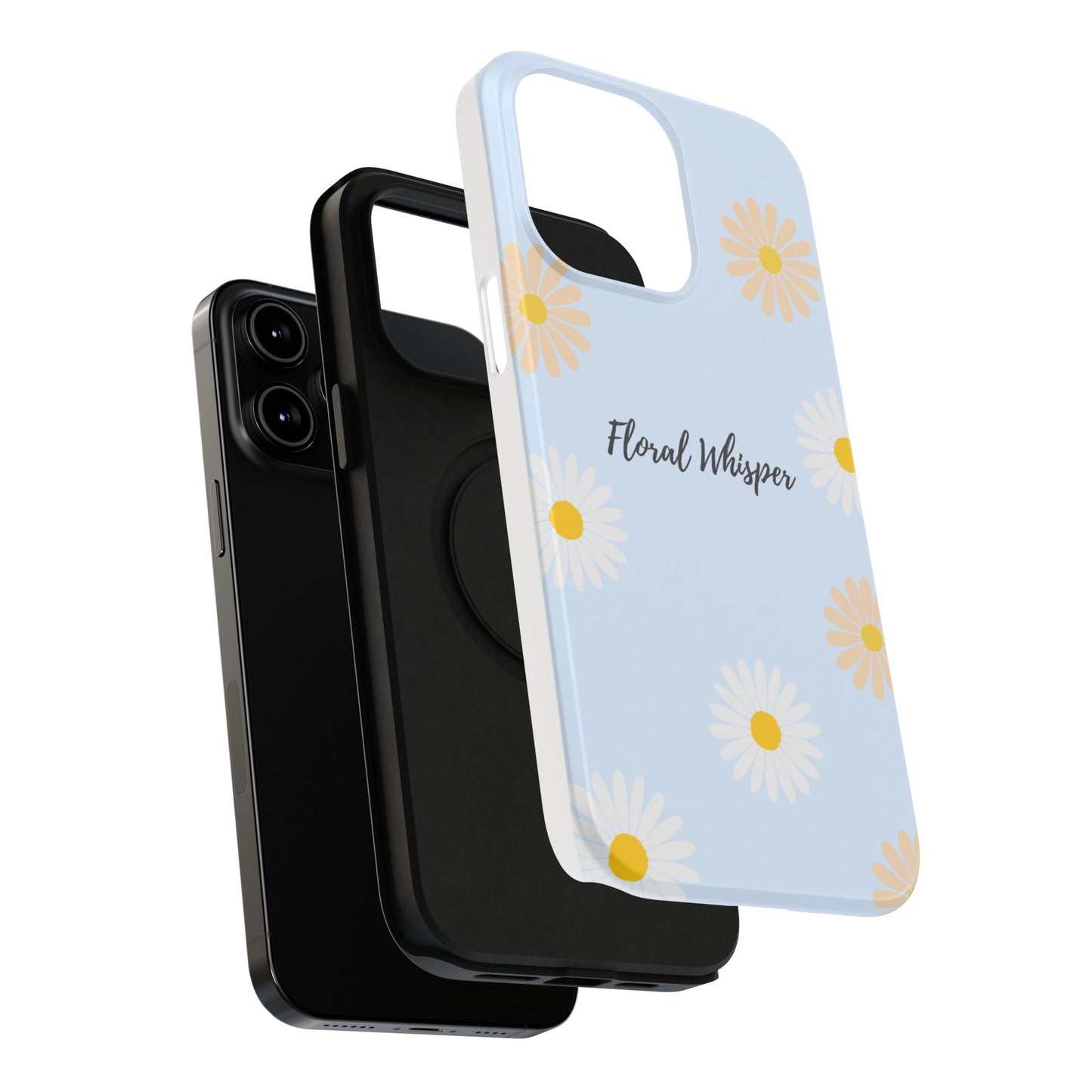 Floral Whisper Impact-Resistant Phone Case | Cute Floral Design, Summer Gift, Durable Phone Accessory, Nature Lover's Case, Protective Cover