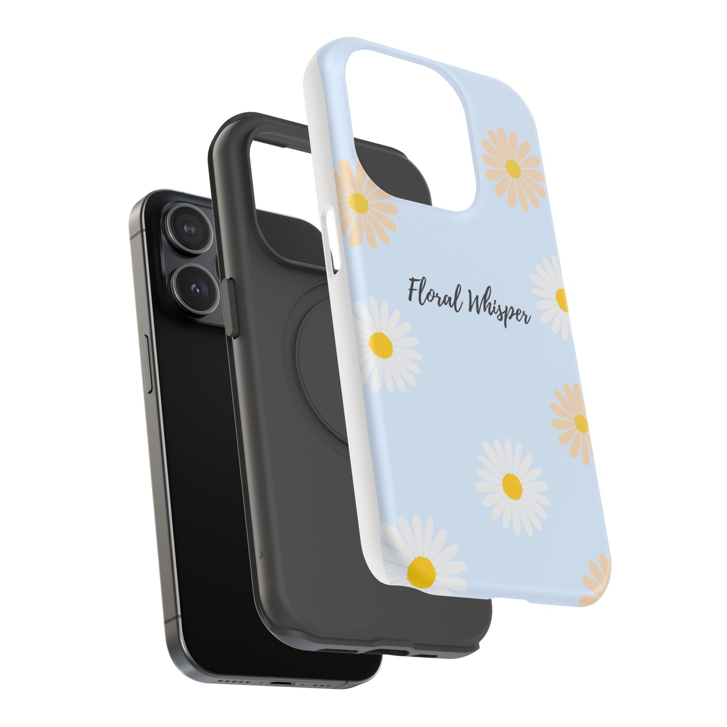 Floral Whisper Impact-Resistant Phone Case | Cute Floral Design, Summer Gift, Durable Phone Accessory, Nature Lover's Case, Protective Cover