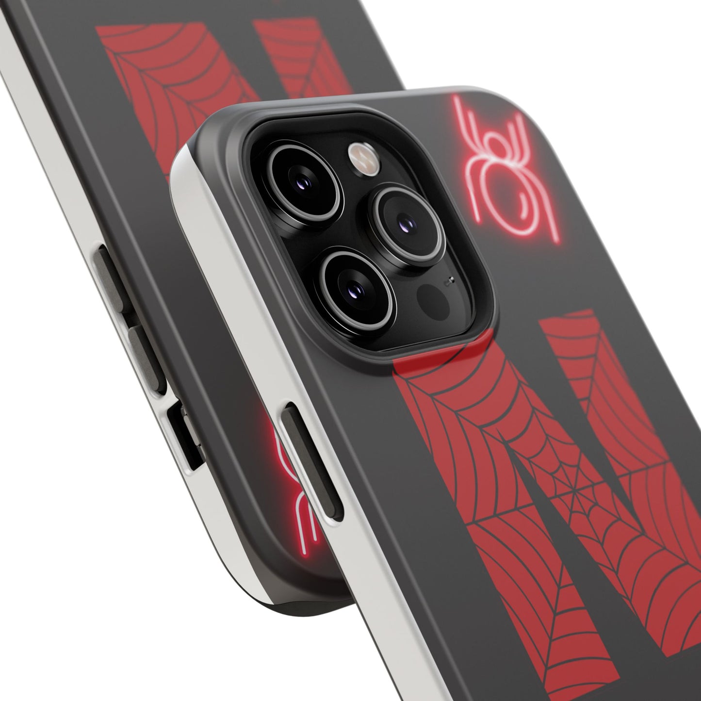 Spider-Design Impact Case for Netflix Lovers, Phone Cover, Gift for Movie Buffs, Halloween Accessory, Unique Phone Protector