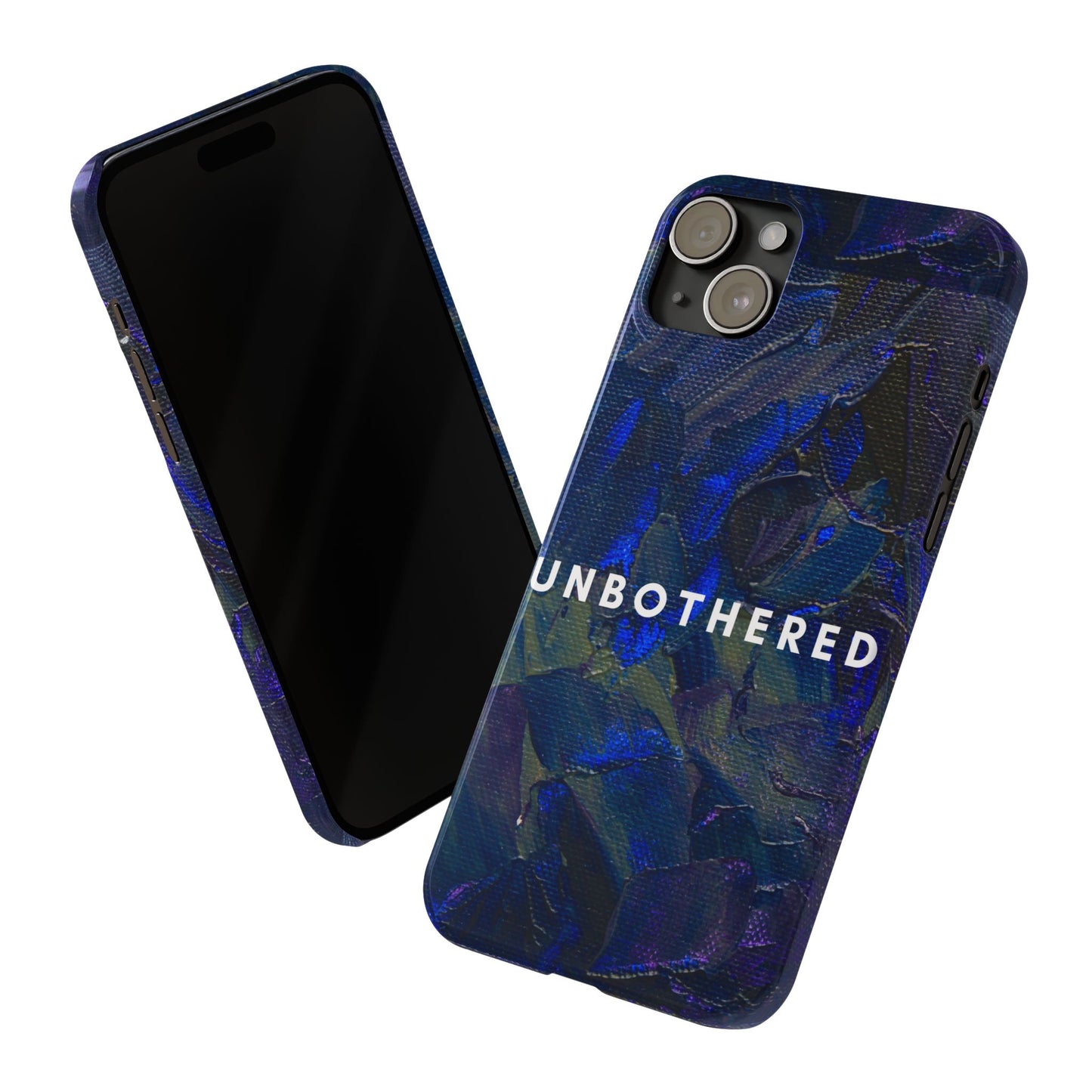 Unbothered Slim Phone Case - Stylish Accessory for Trendsetters, Gift for Minimalists, Phone Protector