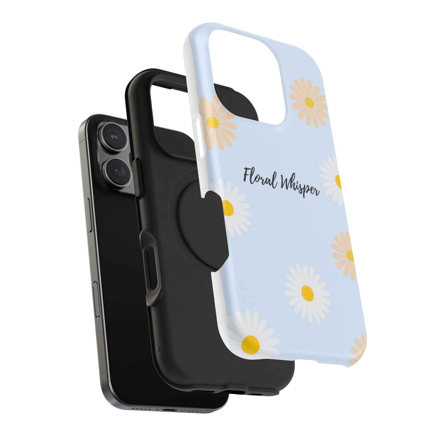 Floral Whisper Impact-Resistant Phone Case | Cute Floral Design, Summer Gift, Durable Phone Accessory, Nature Lover's Case, Protective Cover