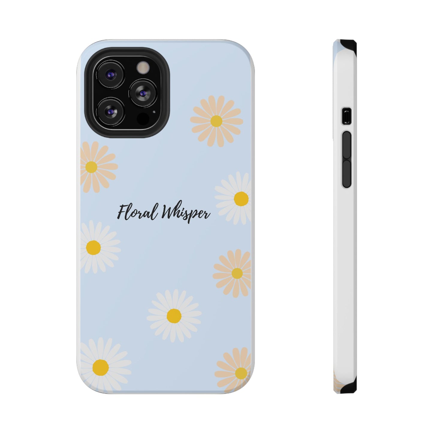Floral Whisper Impact-Resistant Phone Case | Cute Floral Design, Summer Gift, Durable Phone Accessory, Nature Lover's Case, Protective Cover