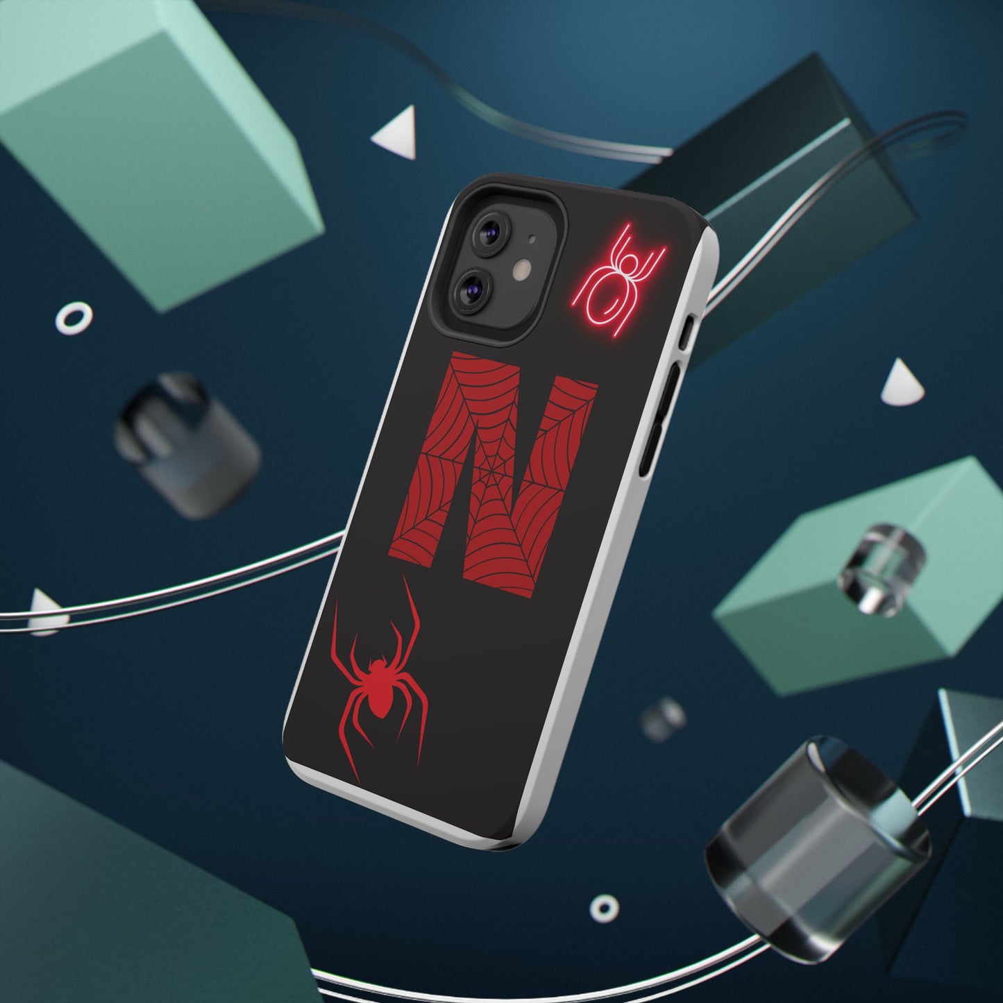 Spider-Design Impact Case for Netflix Lovers, Phone Cover, Gift for Movie Buffs, Halloween Accessory, Unique Phone Protector