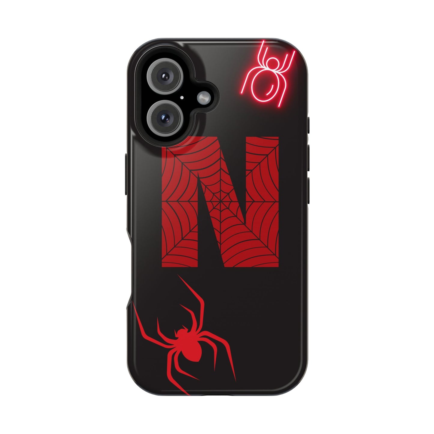 Spider-Design Impact Case for Netflix Lovers, Phone Cover, Gift for Movie Buffs, Halloween Accessory, Unique Phone Protector