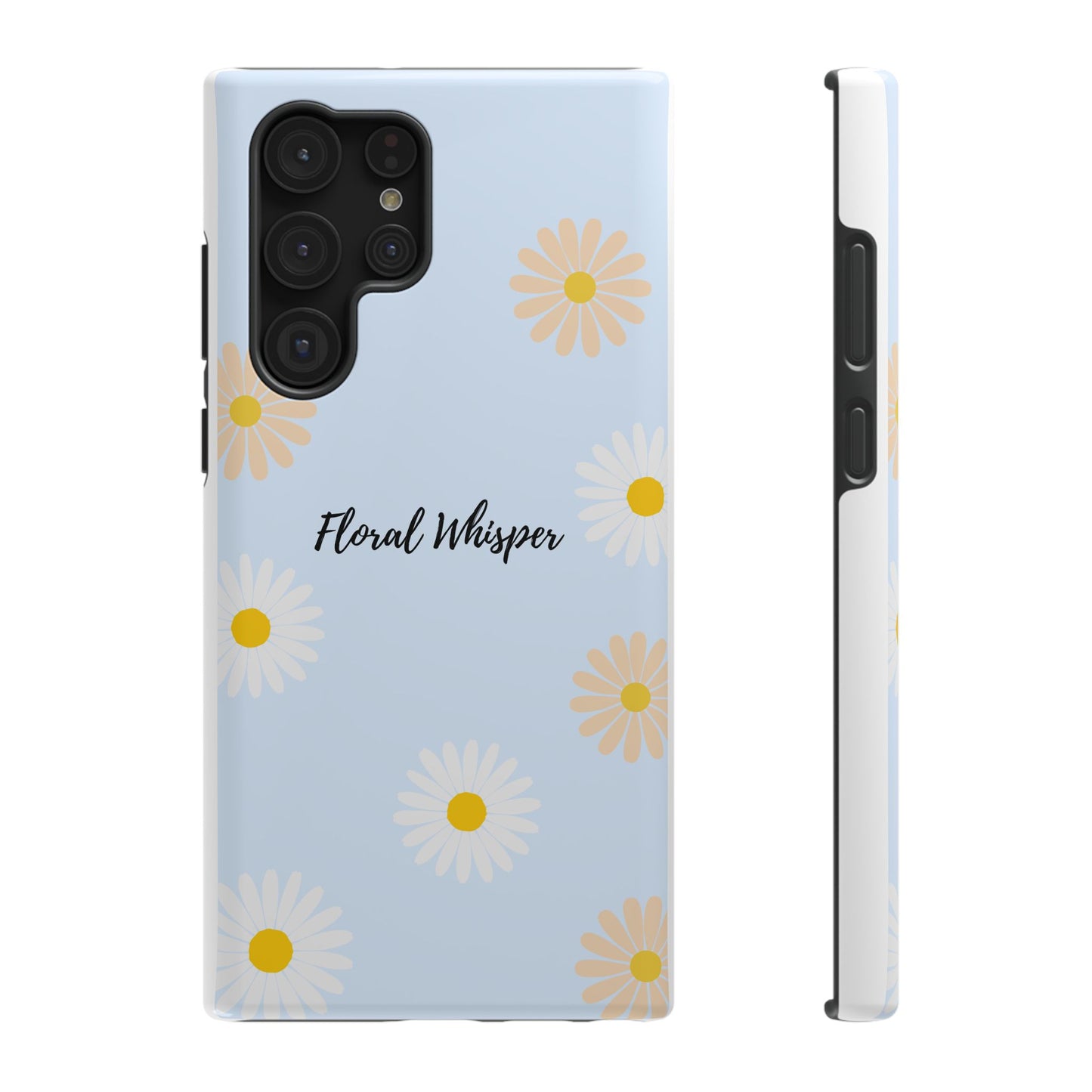 Floral Whisper Impact-Resistant Phone Case | Cute Floral Design, Summer Gift, Durable Phone Accessory, Nature Lover's Case, Protective Cover