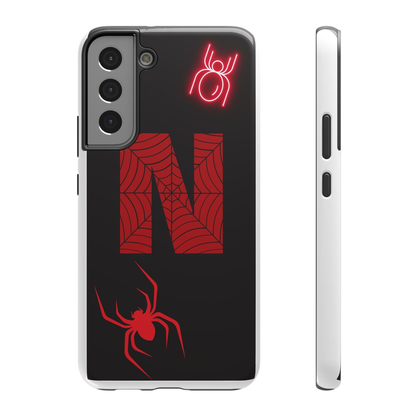 Spider-Design Impact Case for Netflix Lovers, Phone Cover, Gift for Movie Buffs, Halloween Accessory, Unique Phone Protector