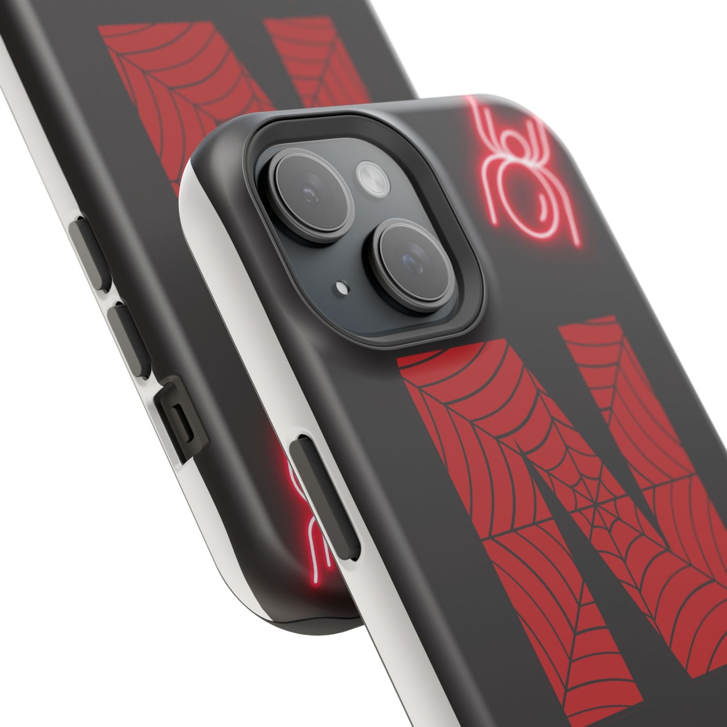 Spider-Design Impact Case for Netflix Lovers, Phone Cover, Gift for Movie Buffs, Halloween Accessory, Unique Phone Protector