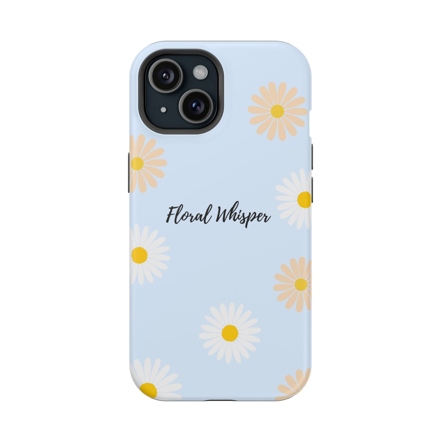 Floral Whisper Impact-Resistant Phone Case | Cute Floral Design, Summer Gift, Durable Phone Accessory, Nature Lover's Case, Protective Cover