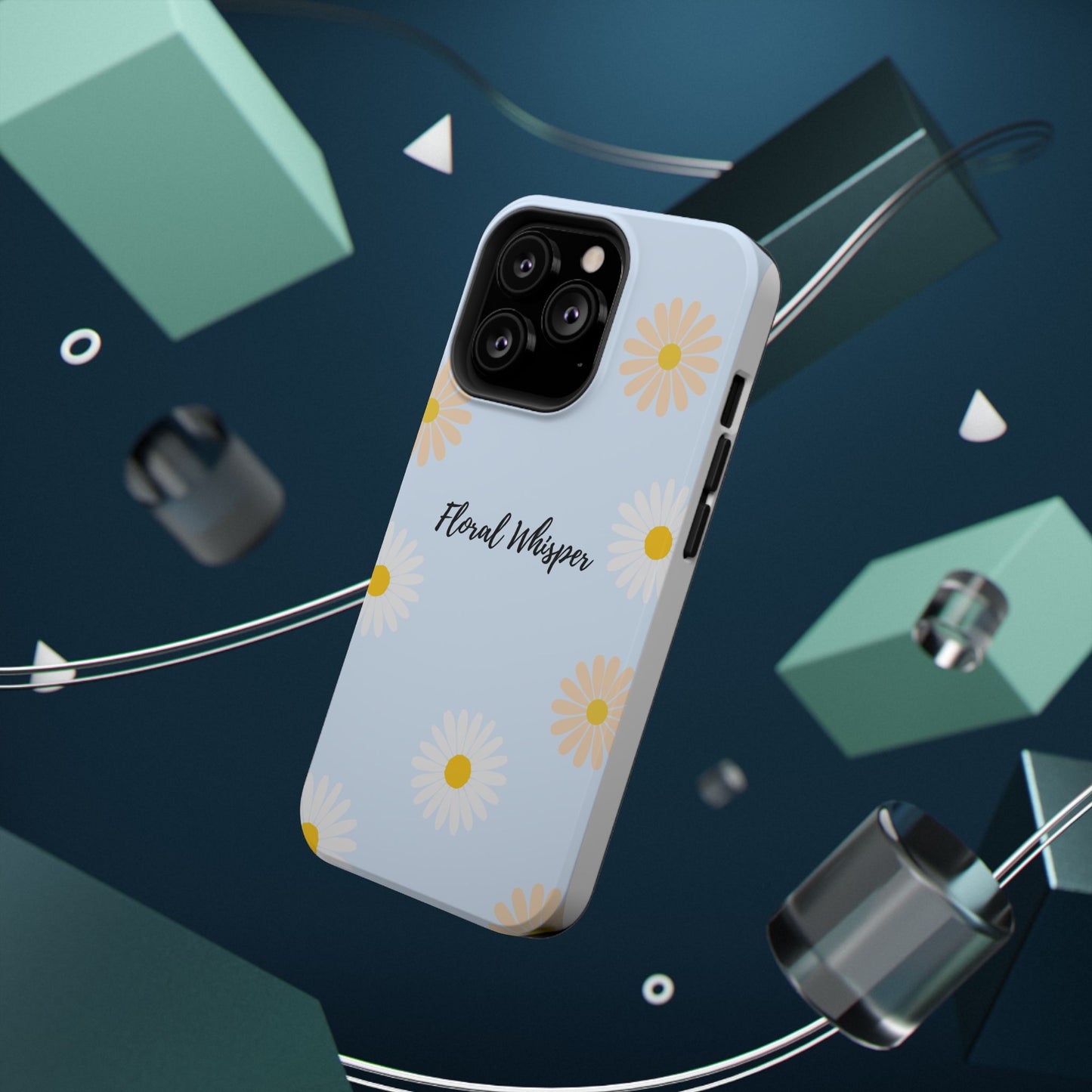 Floral Whisper Impact-Resistant Phone Case | Cute Floral Design, Summer Gift, Durable Phone Accessory, Nature Lover's Case, Protective Cover
