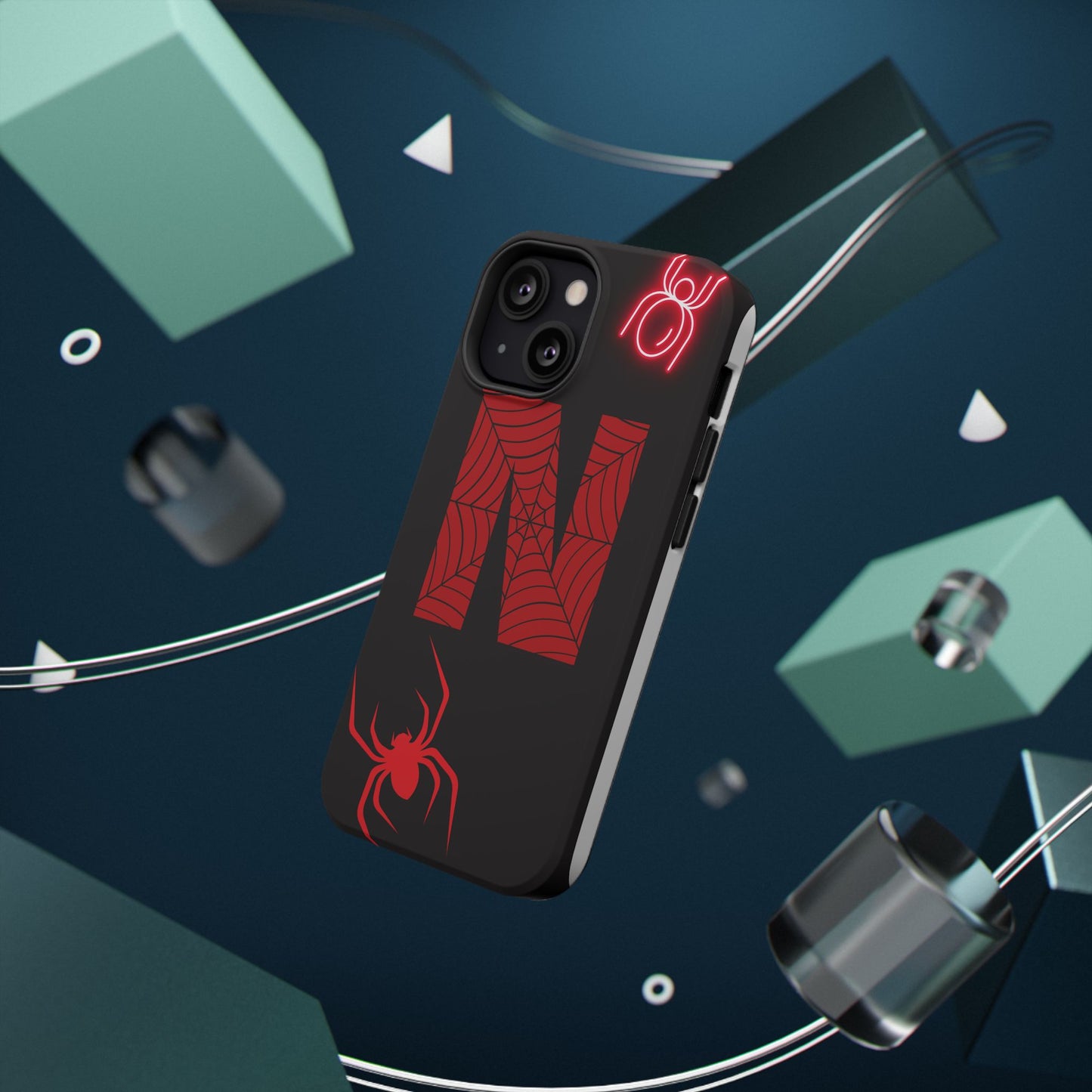 Spider-Design Impact Case for Netflix Lovers, Phone Cover, Gift for Movie Buffs, Halloween Accessory, Unique Phone Protector