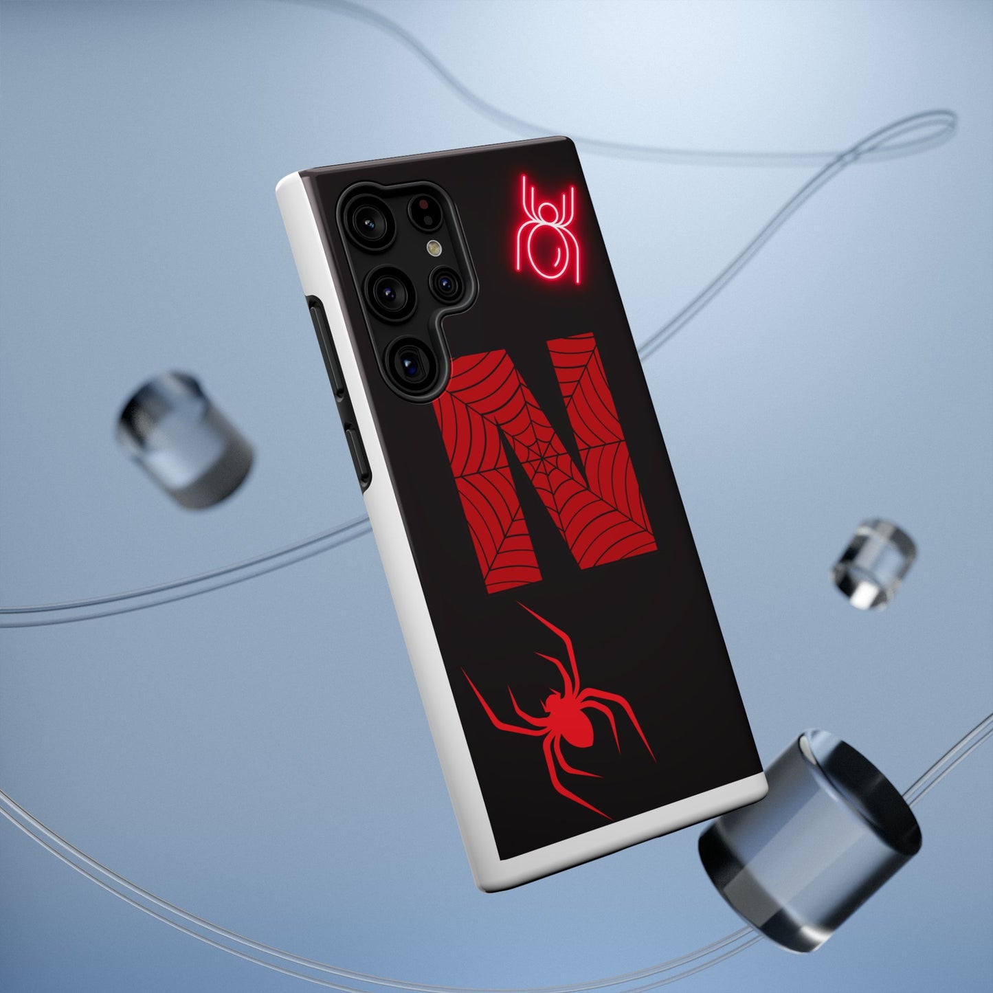 Spider-Design Impact Case for Netflix Lovers, Phone Cover, Gift for Movie Buffs, Halloween Accessory, Unique Phone Protector