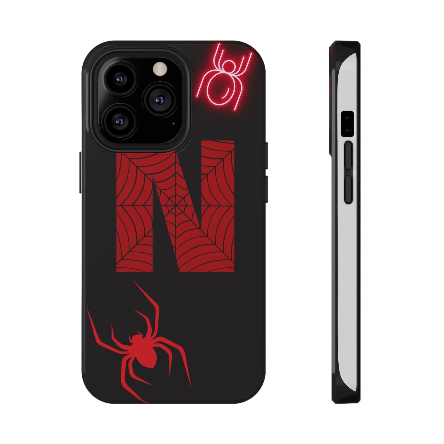 Spider-Design Impact Case for Netflix Lovers, Phone Cover, Gift for Movie Buffs, Halloween Accessory, Unique Phone Protector