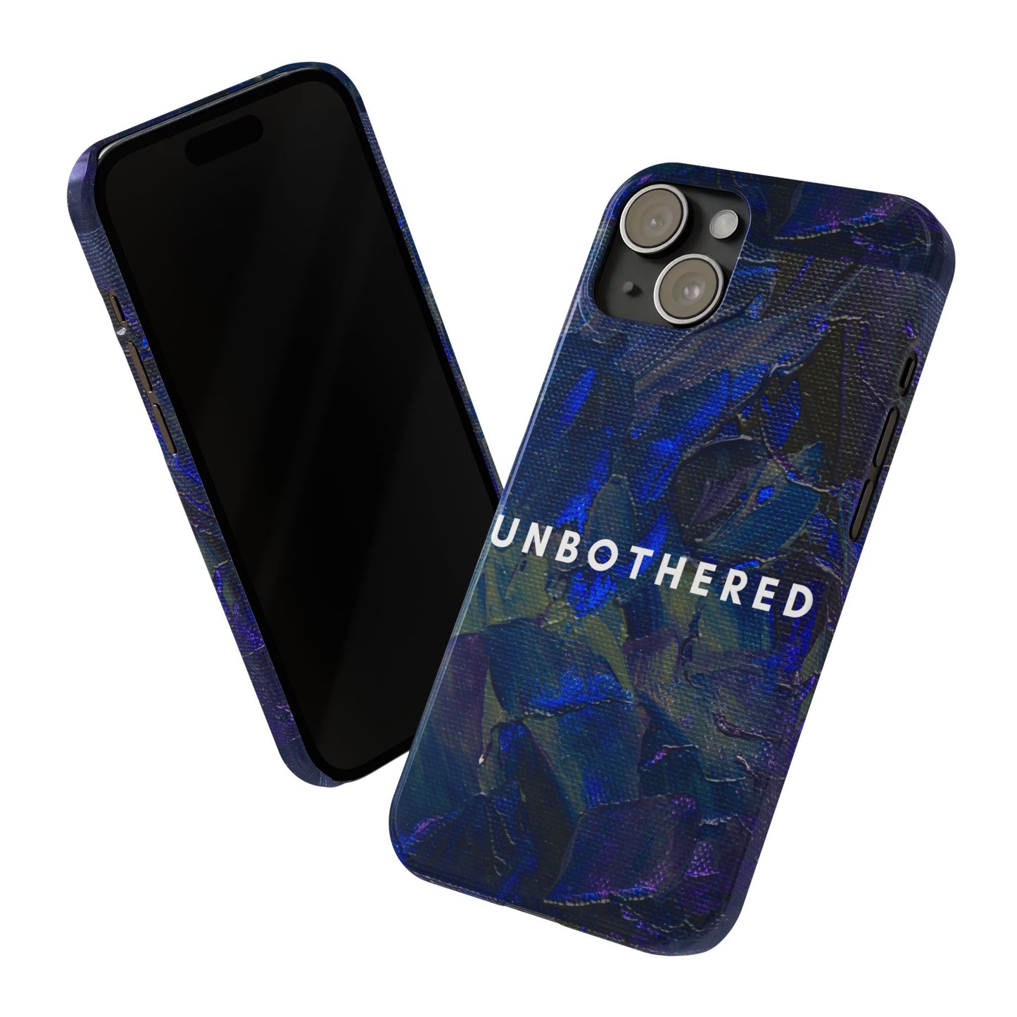 Unbothered Slim Phone Case - Stylish Accessory for Trendsetters, Gift for Minimalists, Phone Protector