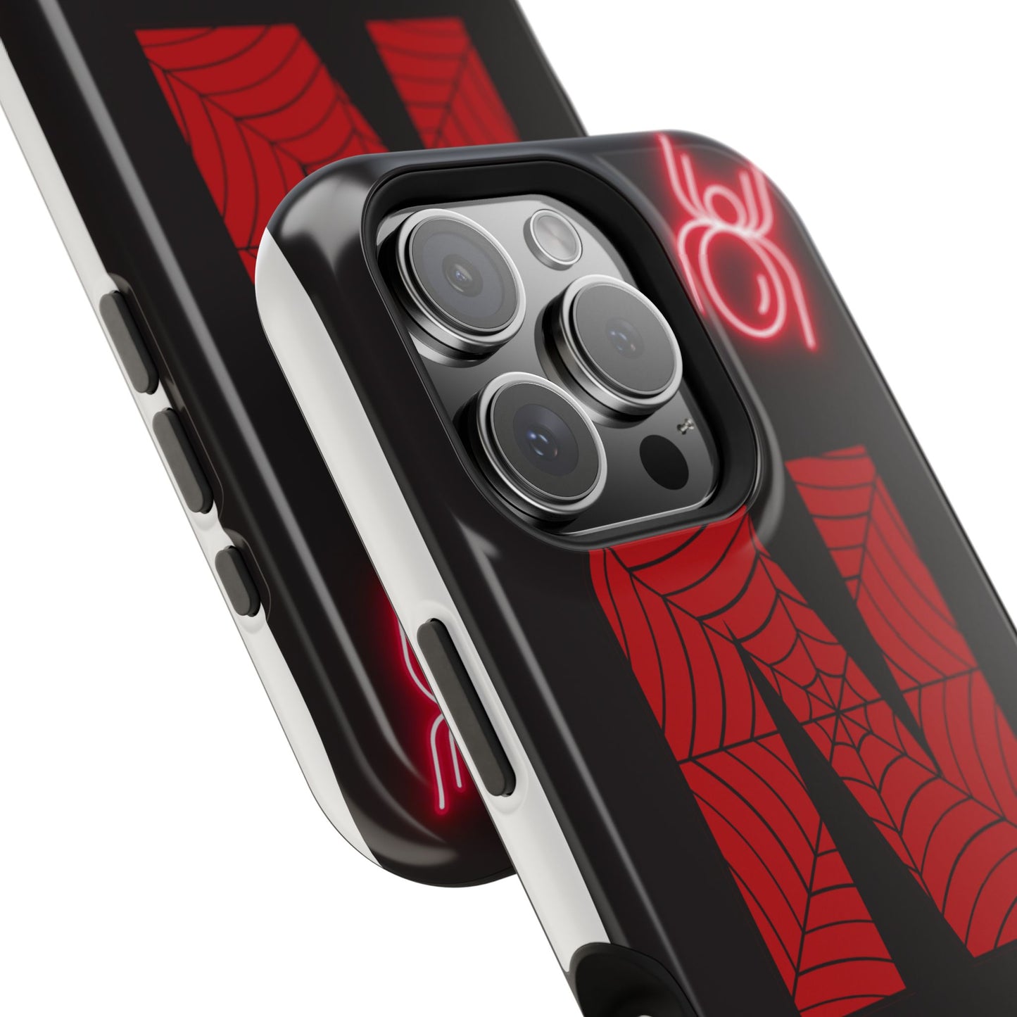 Spider-Design Impact Case for Netflix Lovers, Phone Cover, Gift for Movie Buffs, Halloween Accessory, Unique Phone Protector