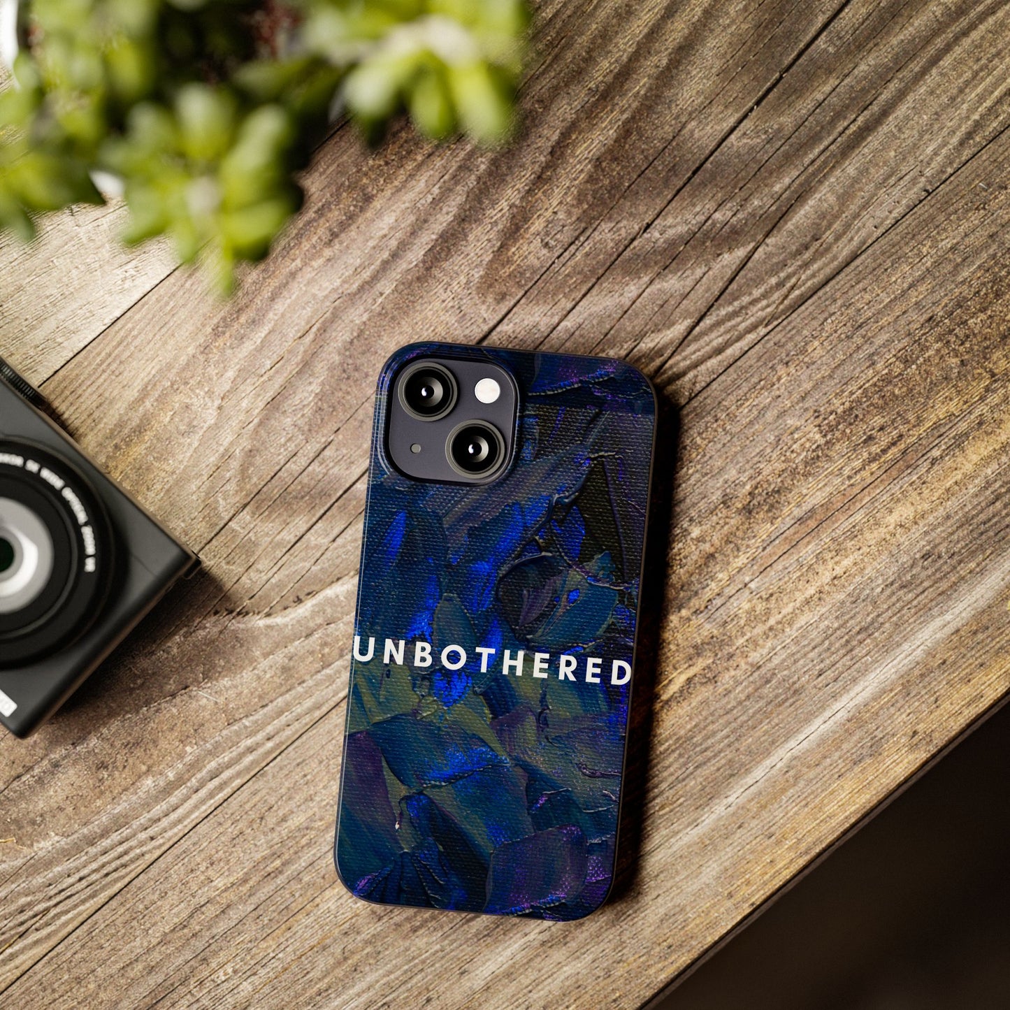 Unbothered Slim Phone Case - Stylish Accessory for Trendsetters, Gift for Minimalists, Phone Protector