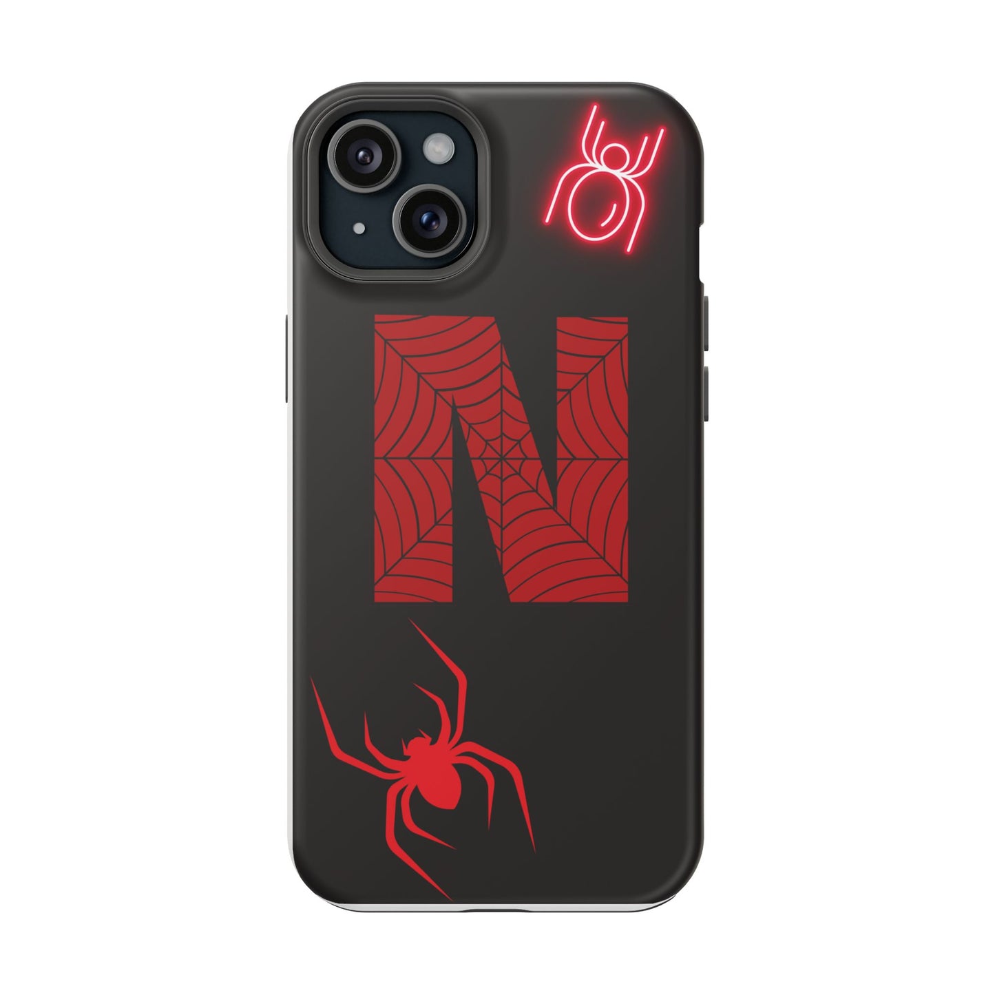 Spider-Design Impact Case for Netflix Lovers, Phone Cover, Gift for Movie Buffs, Halloween Accessory, Unique Phone Protector