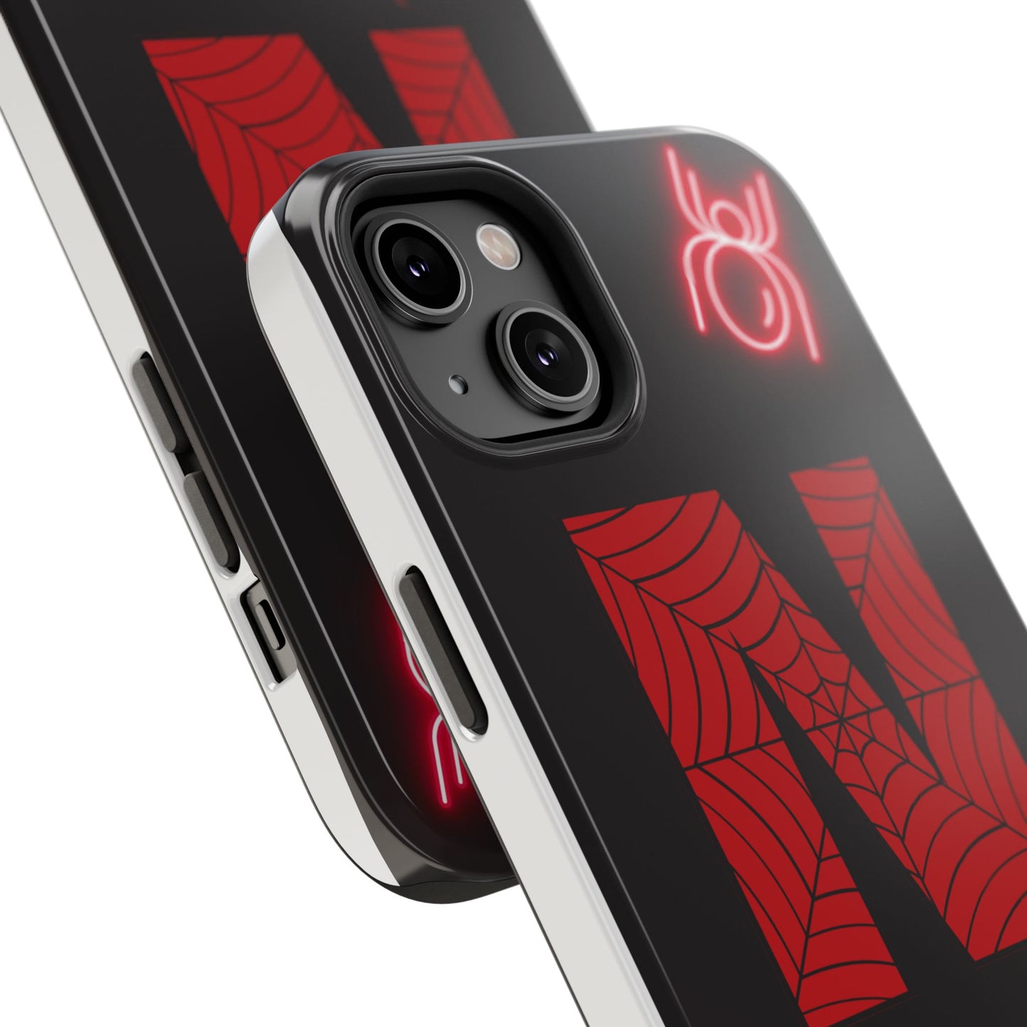 Spider-Design Impact Case for Netflix Lovers, Phone Cover, Gift for Movie Buffs, Halloween Accessory, Unique Phone Protector