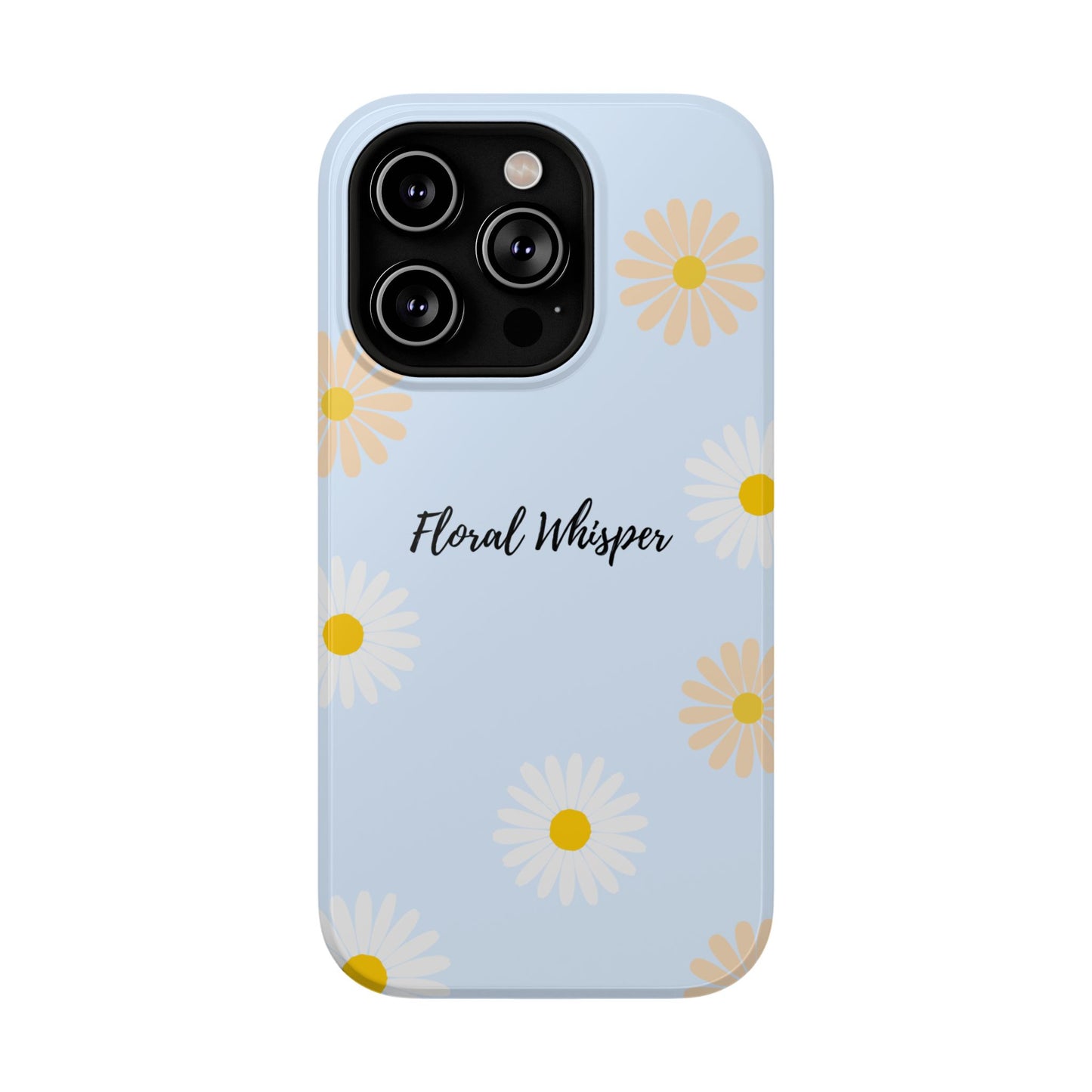 Floral Whisper Impact-Resistant Phone Case | Cute Floral Design, Summer Gift, Durable Phone Accessory, Nature Lover's Case, Protective Cover