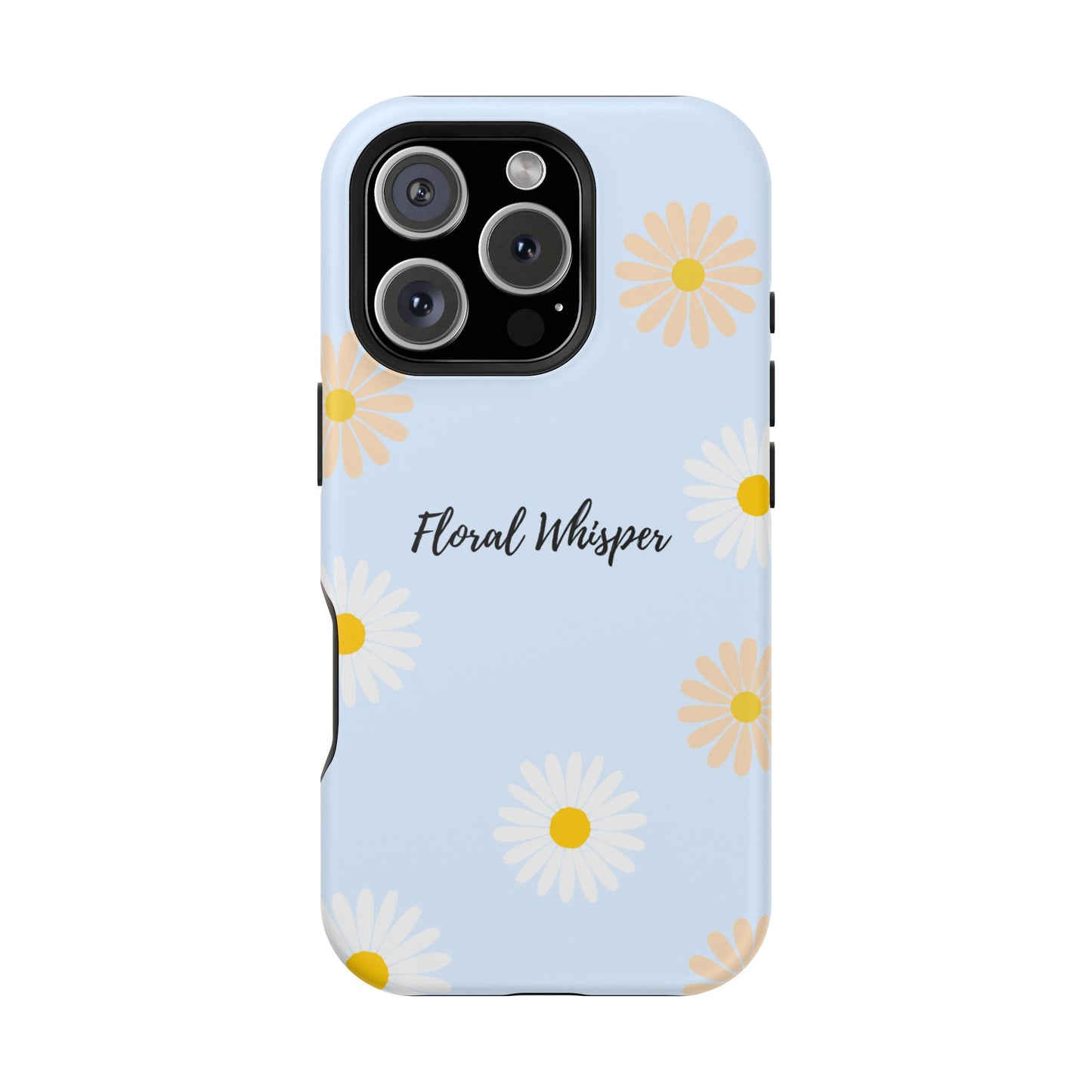 Floral Whisper Impact-Resistant Phone Case | Cute Floral Design, Summer Gift, Durable Phone Accessory, Nature Lover's Case, Protective Cover