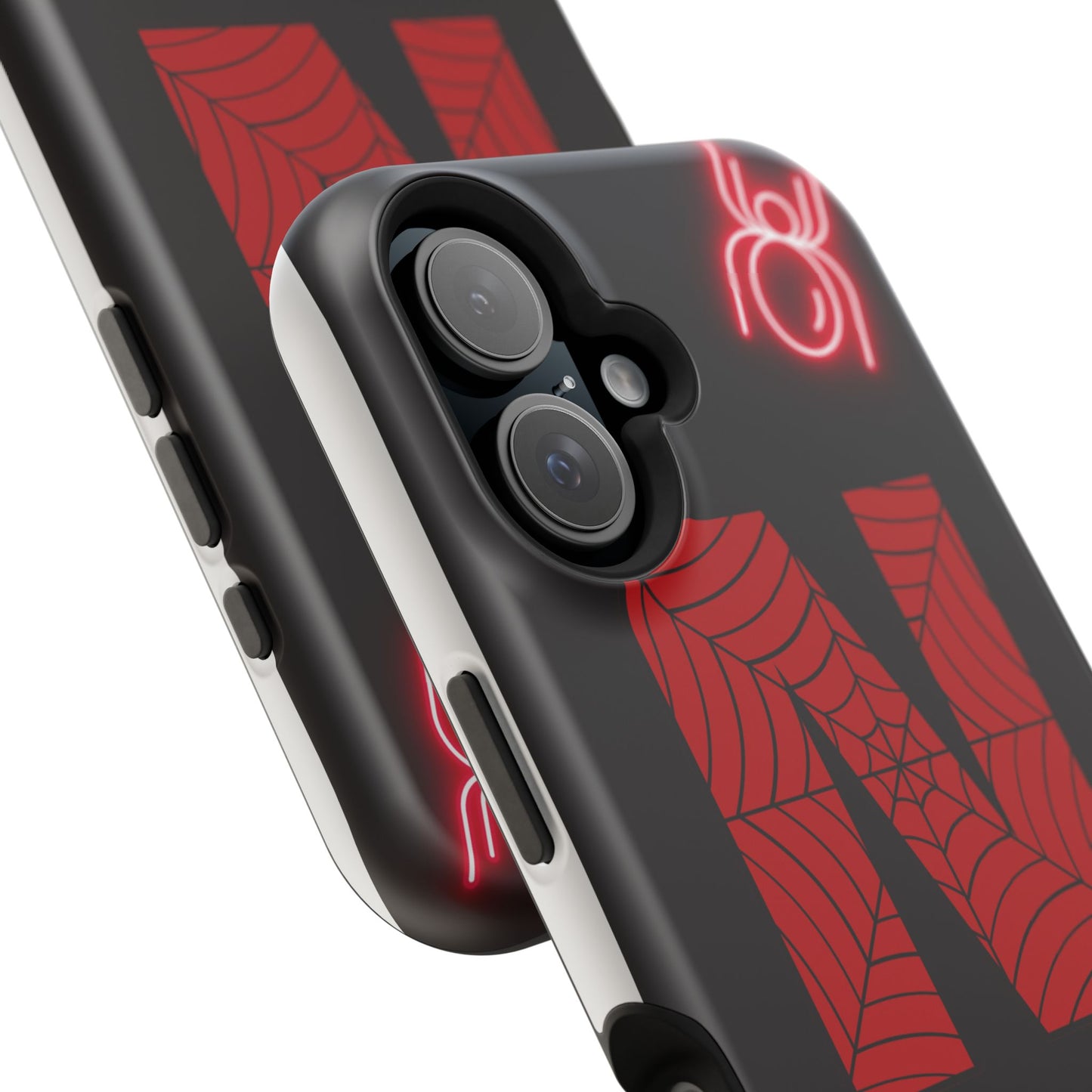 Spider-Design Impact Case for Netflix Lovers, Phone Cover, Gift for Movie Buffs, Halloween Accessory, Unique Phone Protector