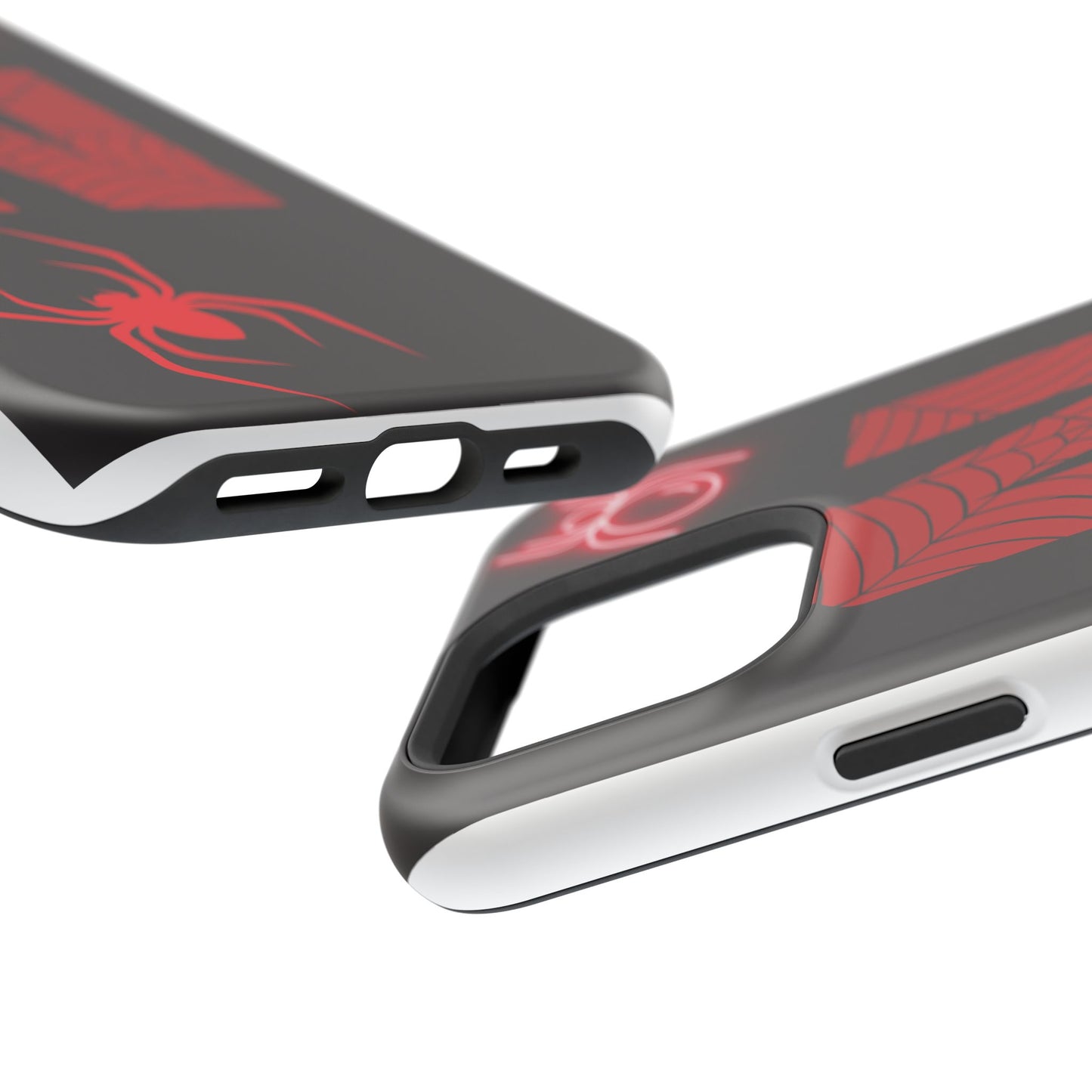 Spider-Design Impact Case for Netflix Lovers, Phone Cover, Gift for Movie Buffs, Halloween Accessory, Unique Phone Protector