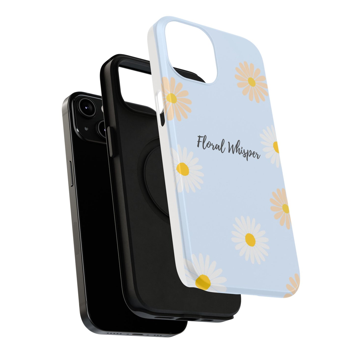 Floral Whisper Impact-Resistant Phone Case | Cute Floral Design, Summer Gift, Durable Phone Accessory, Nature Lover's Case, Protective Cover