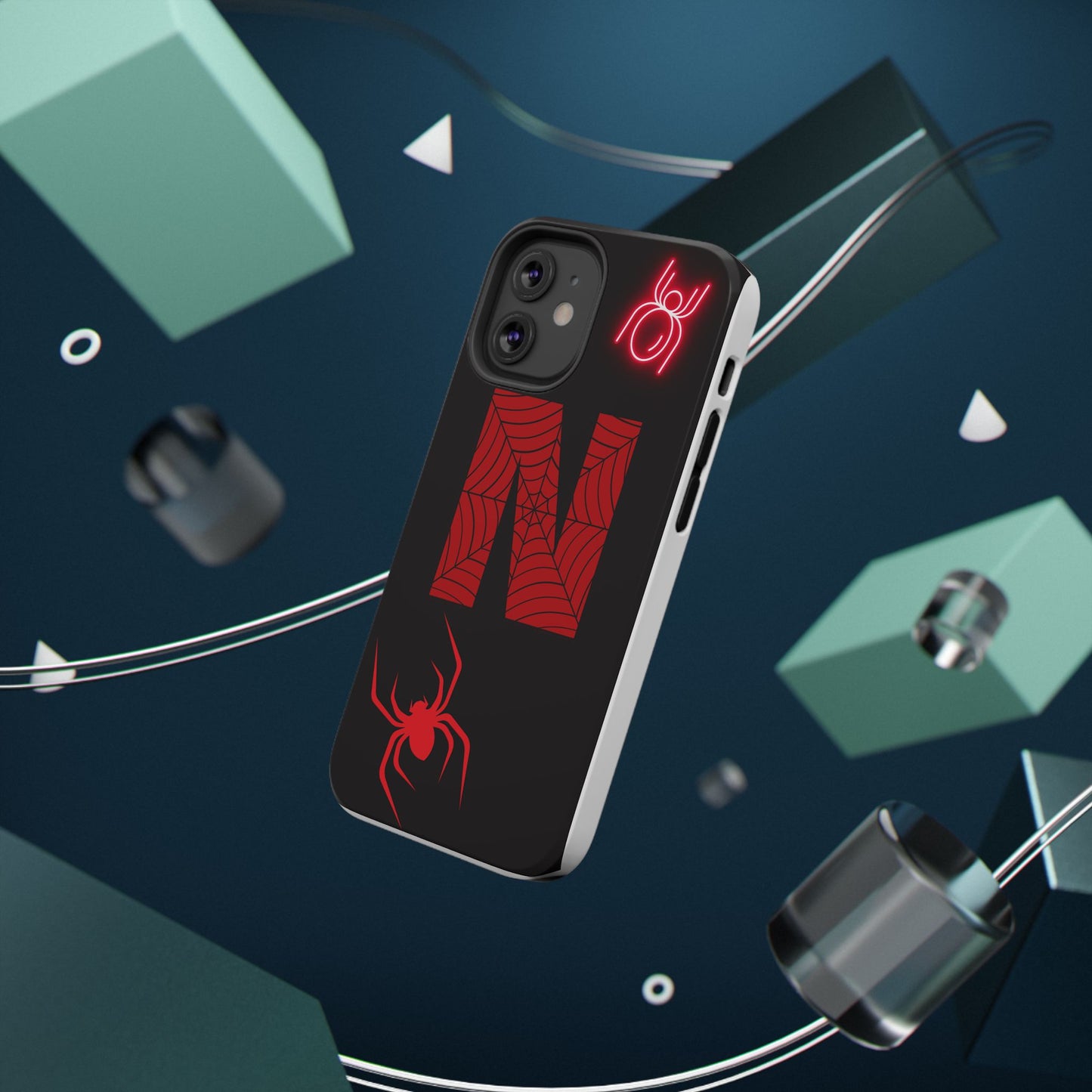 Spider-Design Impact Case for Netflix Lovers, Phone Cover, Gift for Movie Buffs, Halloween Accessory, Unique Phone Protector