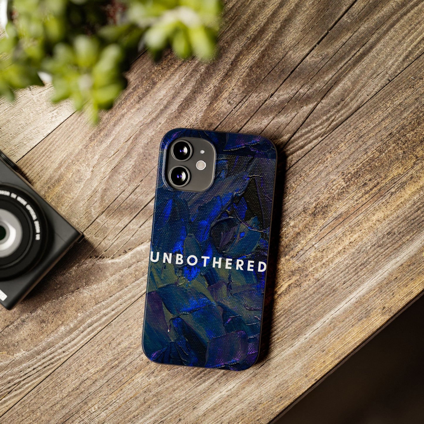 Unbothered Slim Phone Case - Stylish Accessory for Trendsetters, Gift for Minimalists, Phone Protector