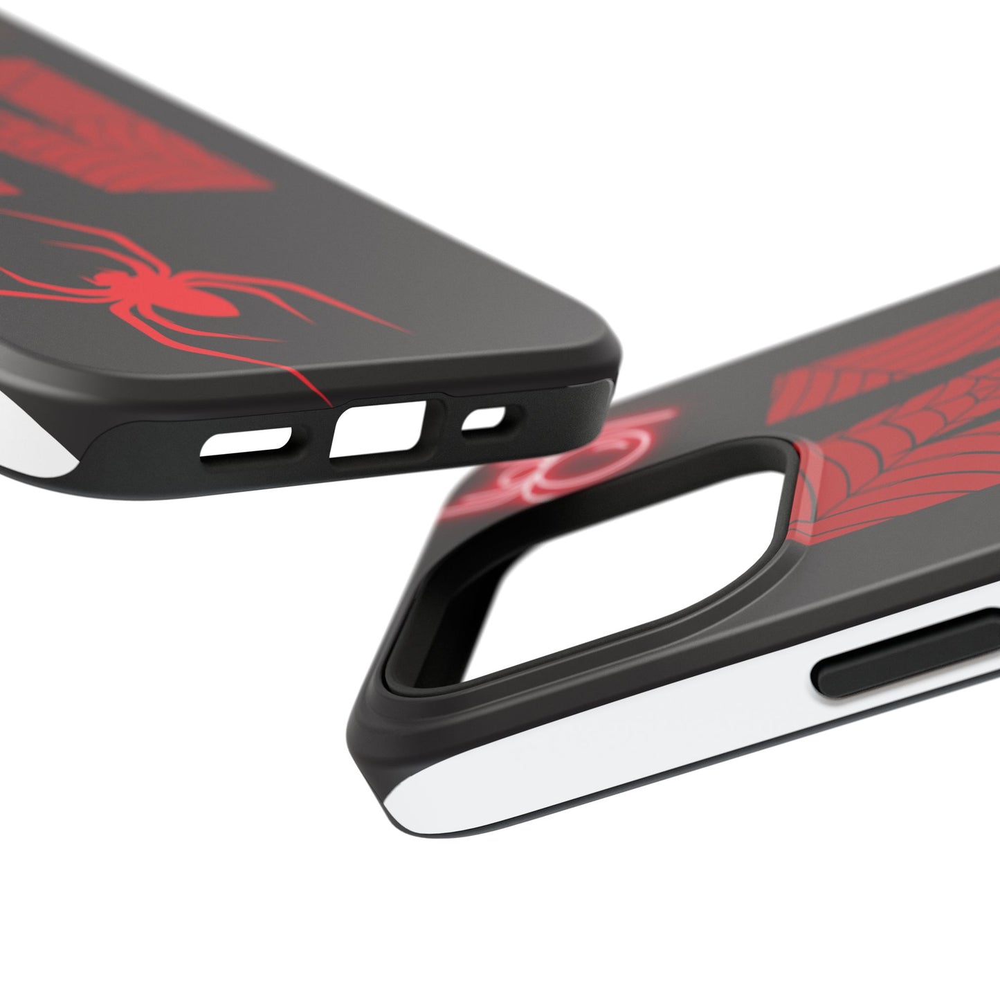 Spider-Design Impact Case for Netflix Lovers, Phone Cover, Gift for Movie Buffs, Halloween Accessory, Unique Phone Protector