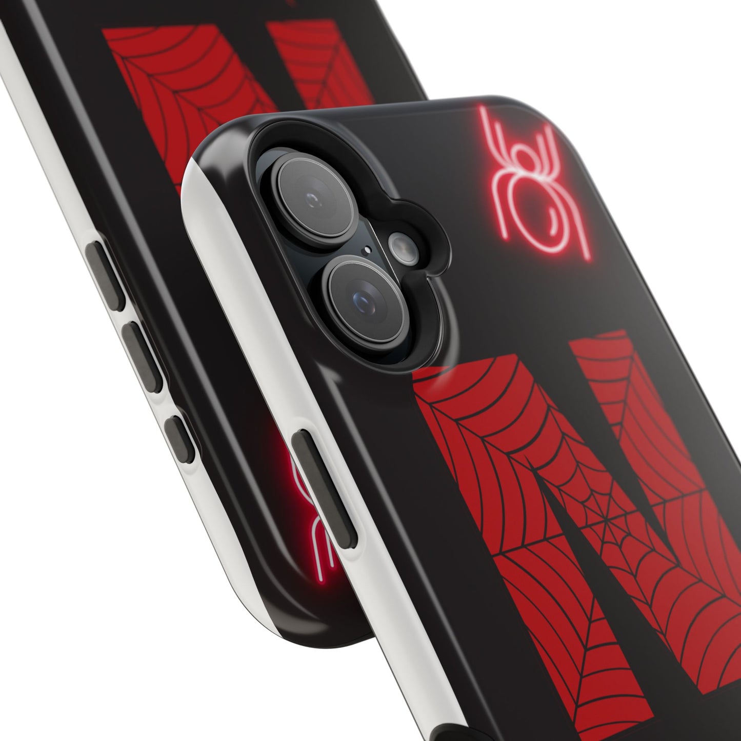 Spider-Design Impact Case for Netflix Lovers, Phone Cover, Gift for Movie Buffs, Halloween Accessory, Unique Phone Protector