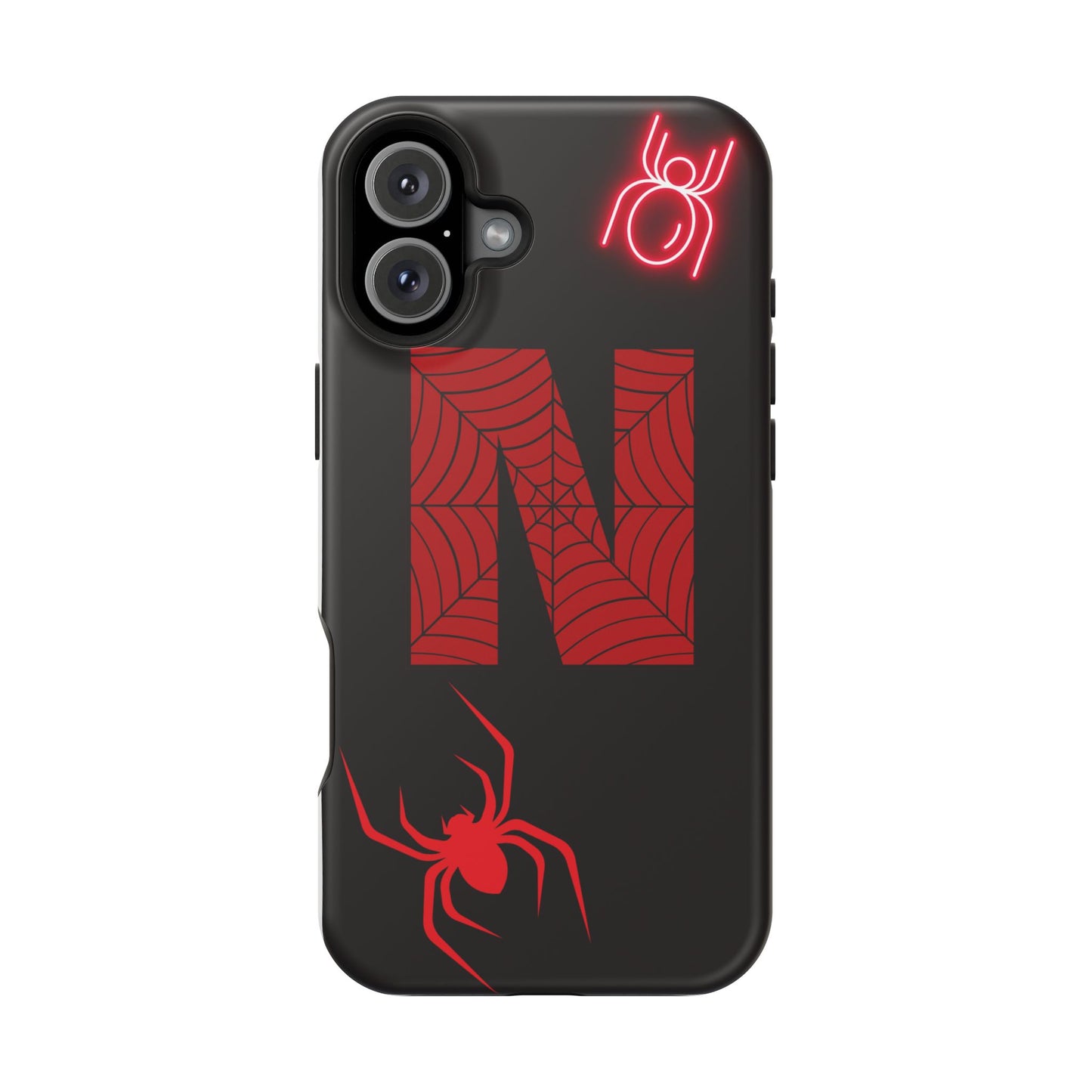 Spider-Design Impact Case for Netflix Lovers, Phone Cover, Gift for Movie Buffs, Halloween Accessory, Unique Phone Protector