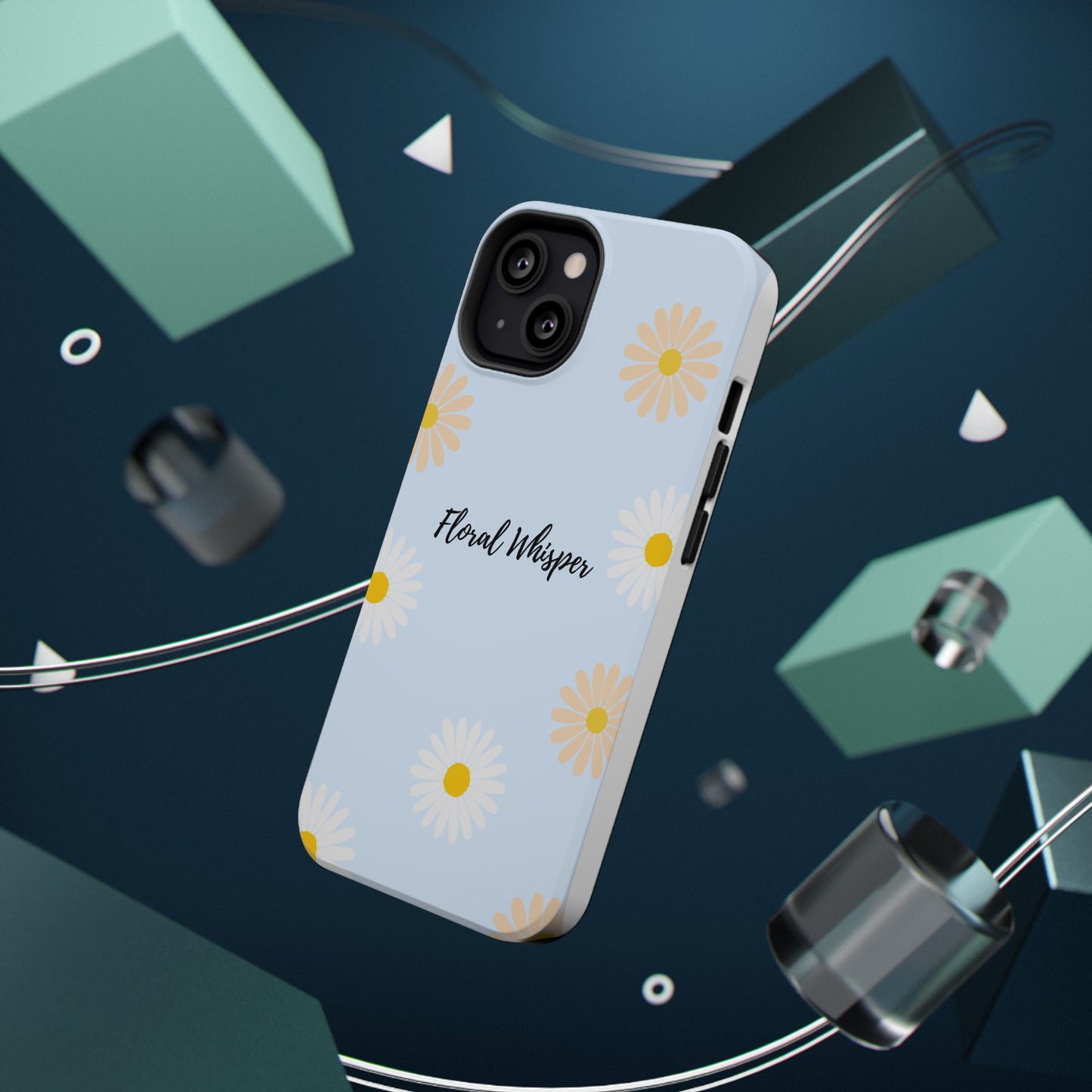 Floral Whisper Impact-Resistant Phone Case | Cute Floral Design, Summer Gift, Durable Phone Accessory, Nature Lover's Case, Protective Cover