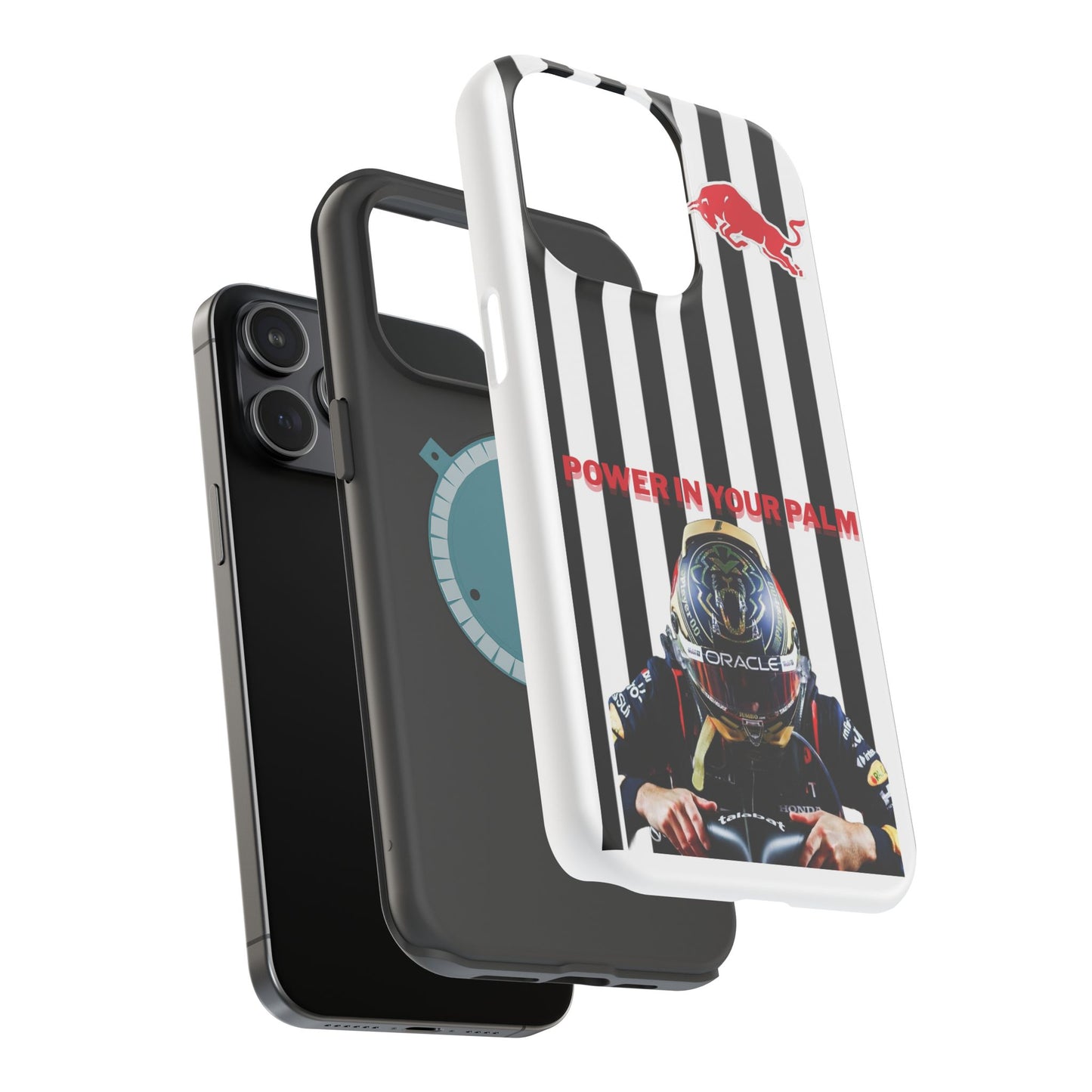 Sleek Magnetic Phone Case, Race Car Enthusiast Gift, Customizable Tough Protector, Unique Racing Design, Power in Your Palm