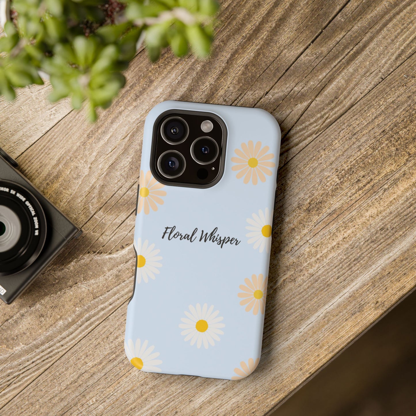 Floral Whisper Impact-Resistant Phone Case | Cute Floral Design, Summer Gift, Durable Phone Accessory, Nature Lover's Case, Protective Cover