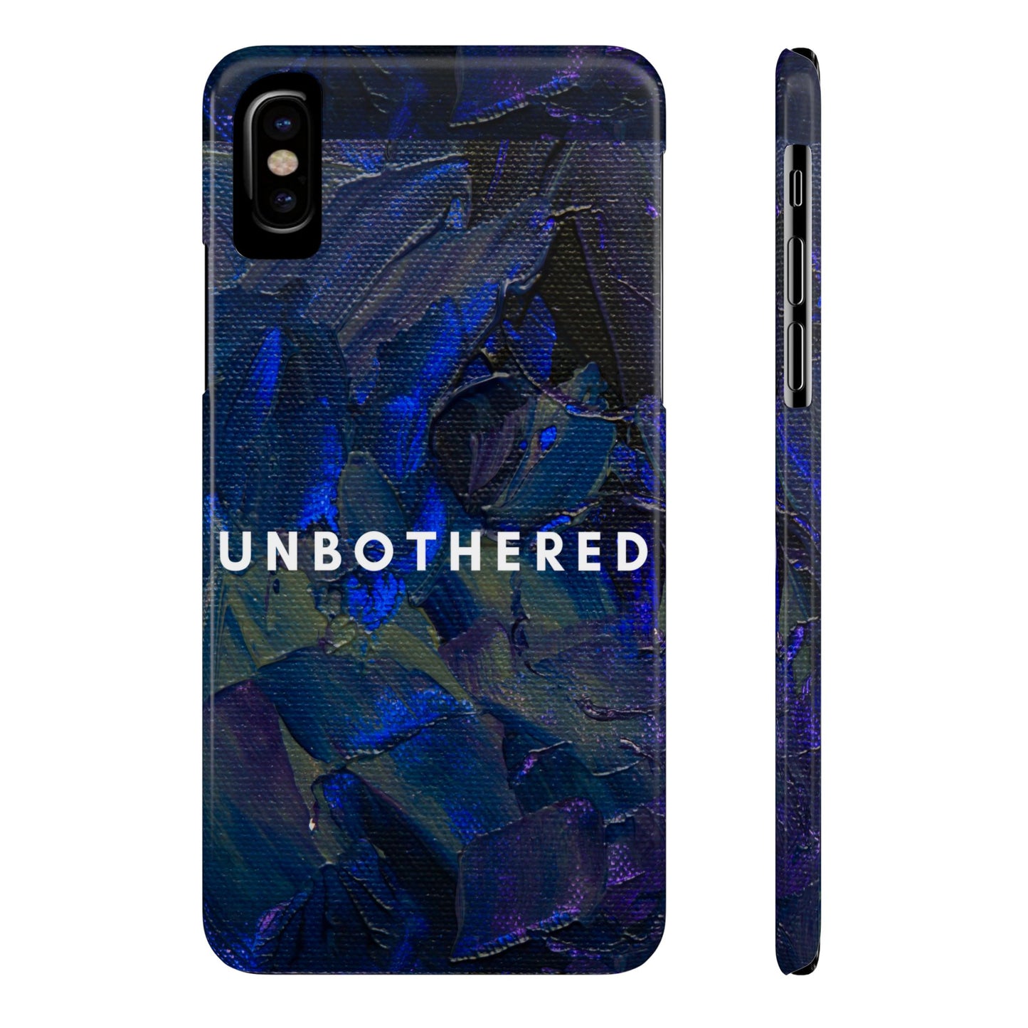 Unbothered Slim Phone Case - Stylish Accessory for Trendsetters, Gift for Minimalists, Phone Protector