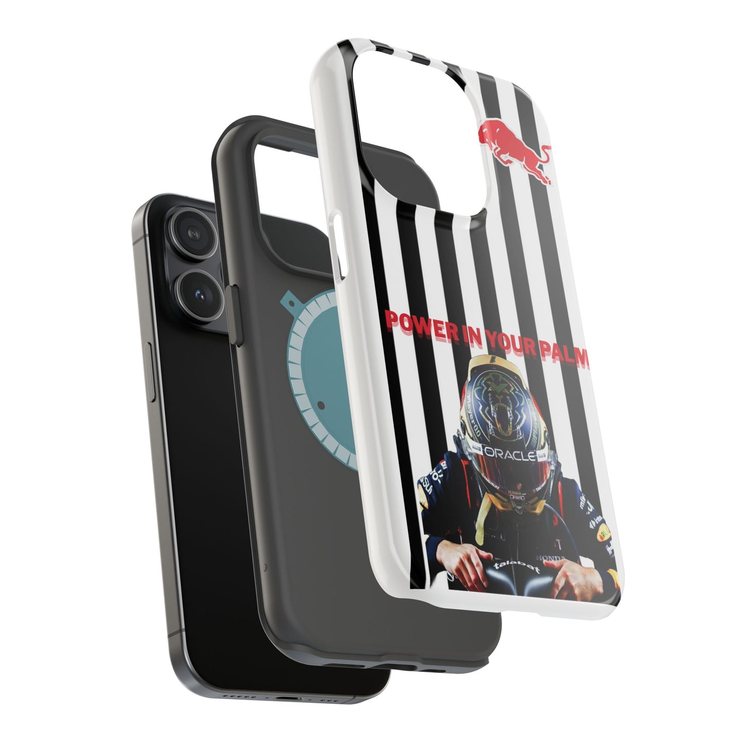 Sleek Magnetic Phone Case, Race Car Enthusiast Gift, Customizable Tough Protector, Unique Racing Design, Power in Your Palm