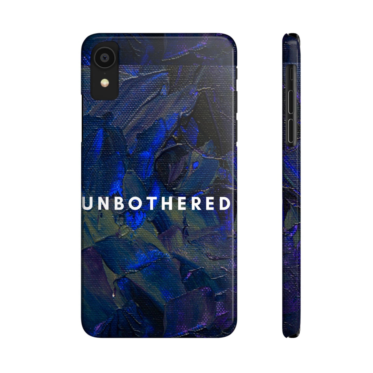 Unbothered Slim Phone Case - Stylish Accessory for Trendsetters, Gift for Minimalists, Phone Protector