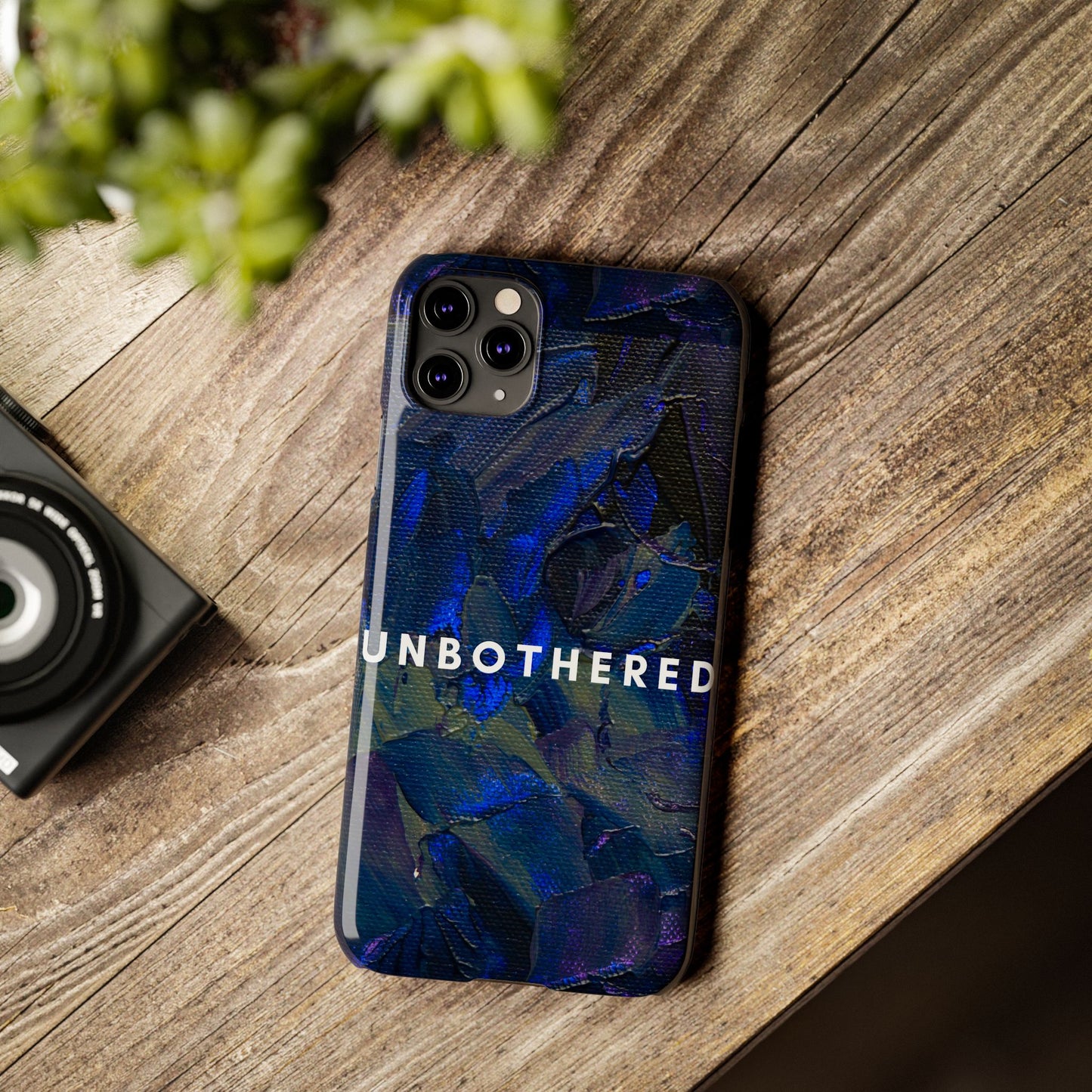 Unbothered Slim Phone Case - Stylish Accessory for Trendsetters, Gift for Minimalists, Phone Protector