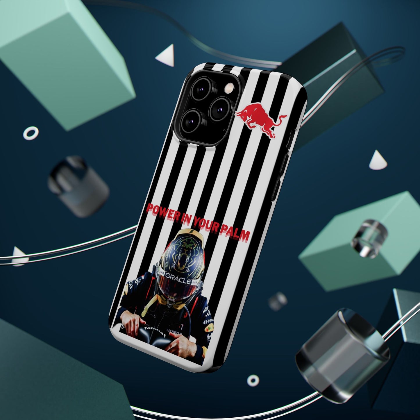 Sleek Magnetic Phone Case, Race Car Enthusiast Gift, Customizable Tough Protector, Unique Racing Design, Power in Your Palm