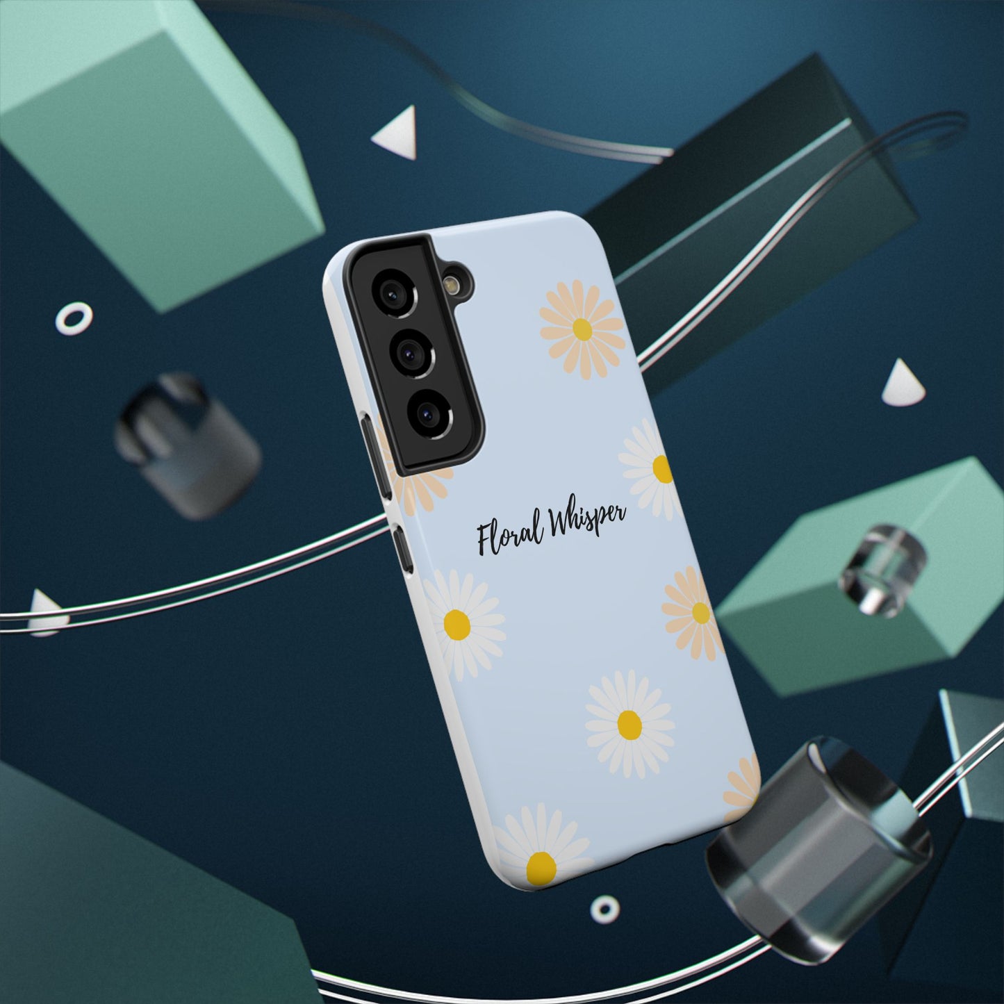 Floral Whisper Impact-Resistant Phone Case | Cute Floral Design, Summer Gift, Durable Phone Accessory, Nature Lover's Case, Protective Cover