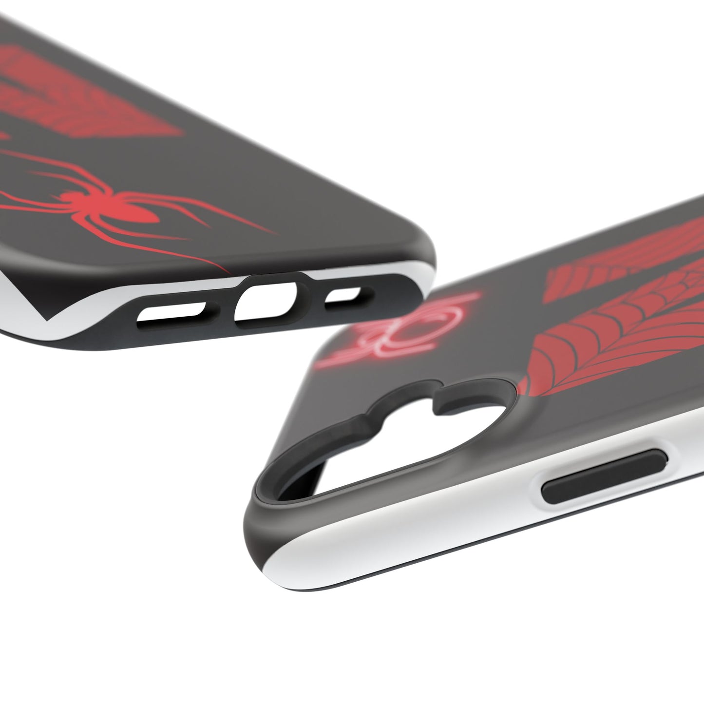 Spider-Design Impact Case for Netflix Lovers, Phone Cover, Gift for Movie Buffs, Halloween Accessory, Unique Phone Protector