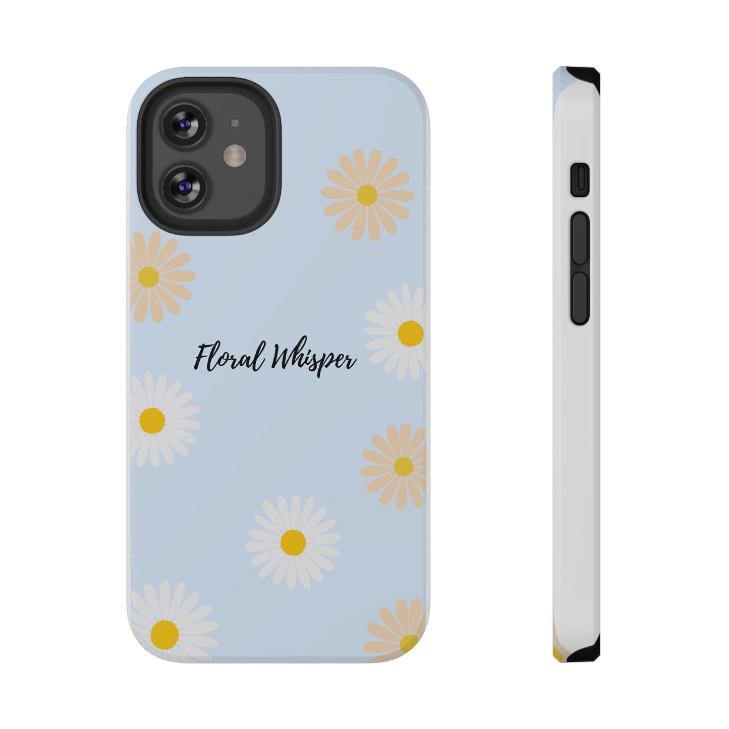 Floral Whisper Impact-Resistant Phone Case | Cute Floral Design, Summer Gift, Durable Phone Accessory, Nature Lover's Case, Protective Cover