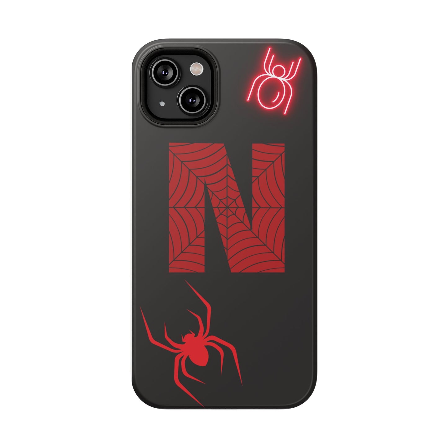 Spider-Design Impact Case for Netflix Lovers, Phone Cover, Gift for Movie Buffs, Halloween Accessory, Unique Phone Protector