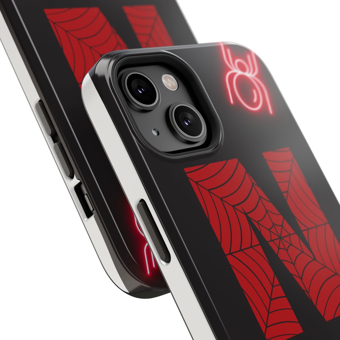 Spider-Design Impact Case for Netflix Lovers, Phone Cover, Gift for Movie Buffs, Halloween Accessory, Unique Phone Protector