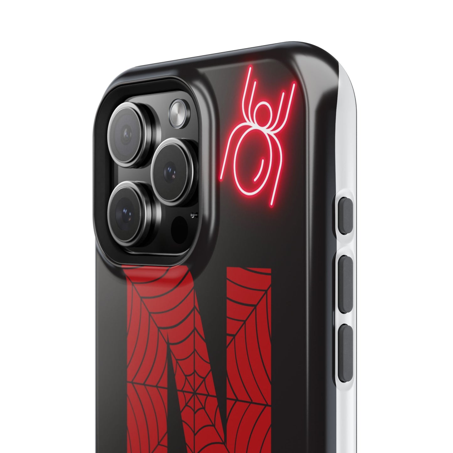 Spider-Design Impact Case for Netflix Lovers, Phone Cover, Gift for Movie Buffs, Halloween Accessory, Unique Phone Protector